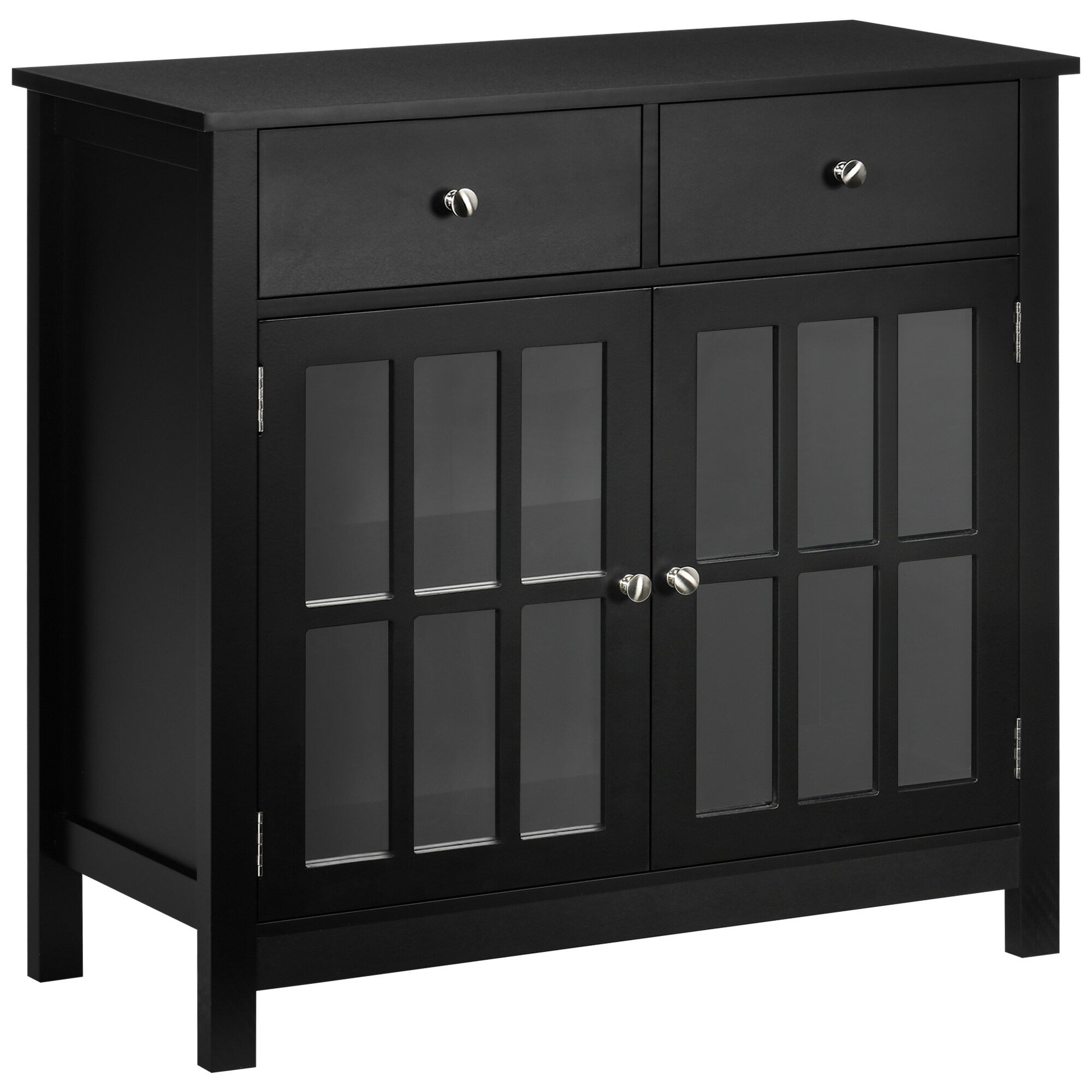 Clihome 31.5-in W Black Accent Cabinet