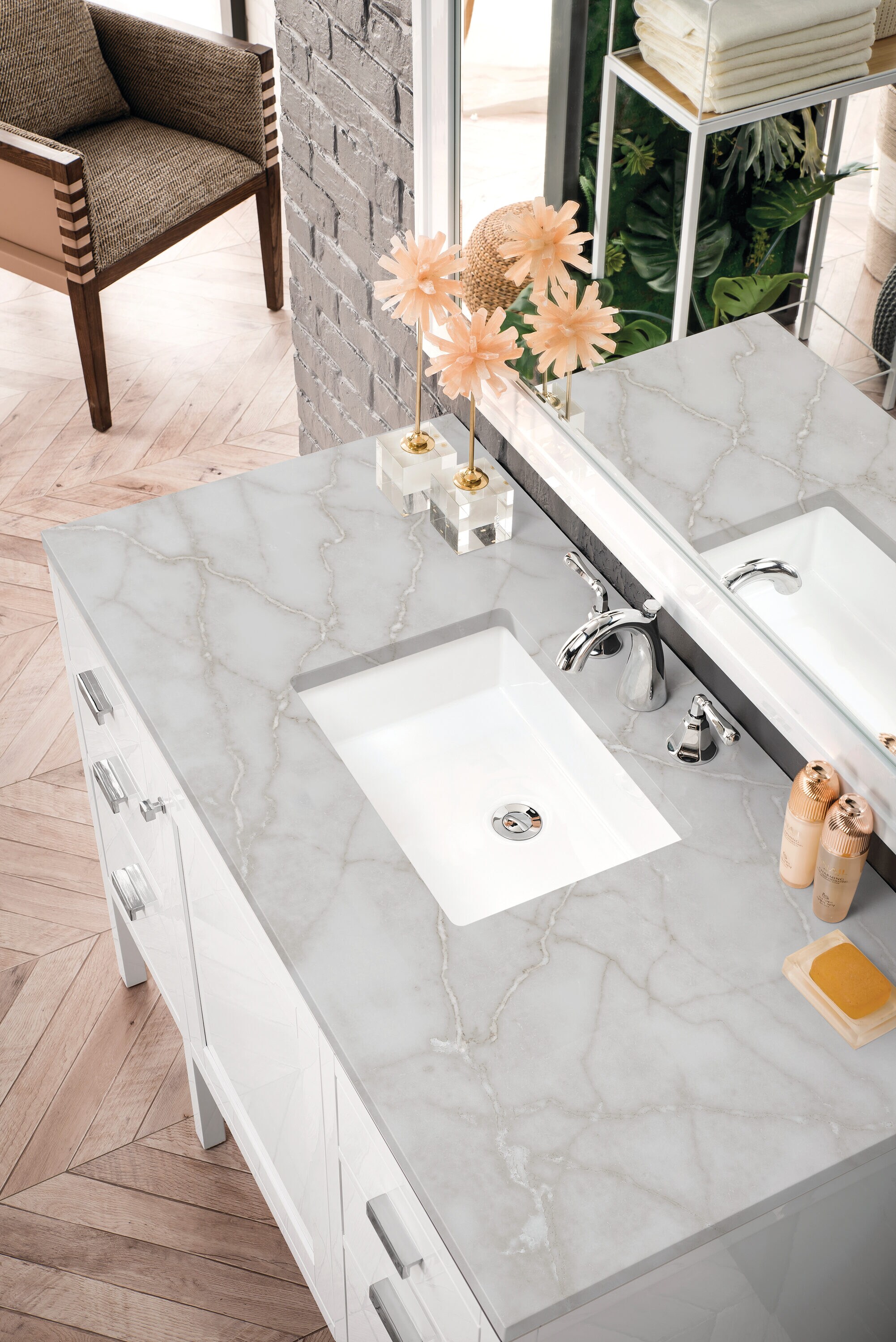 James Martin Vanities E444-V48-GW-3VSL Bath-Vanity-Combo - View #9