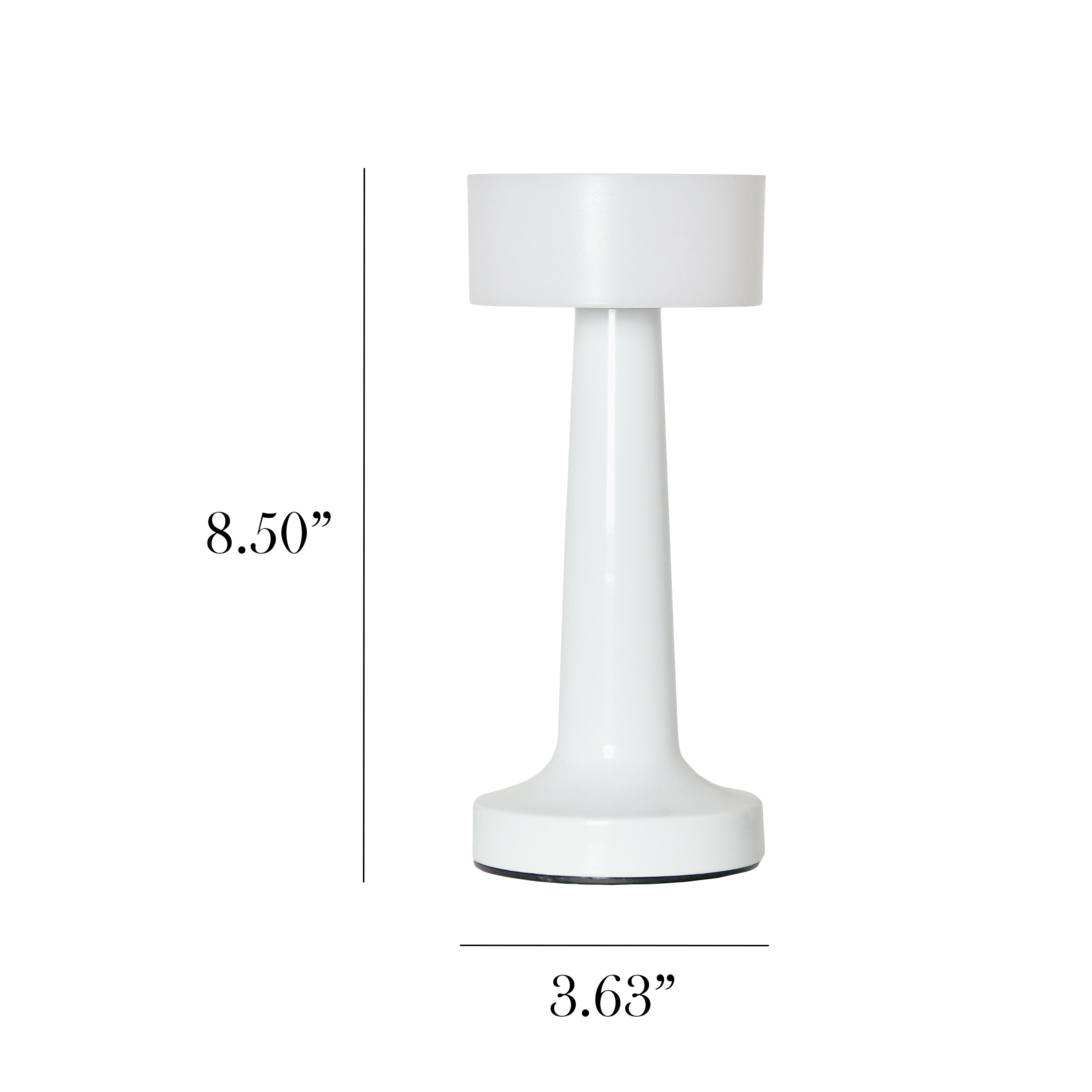 Simple Designs LD1082-WHT Desk-Table-Lamps - View #3