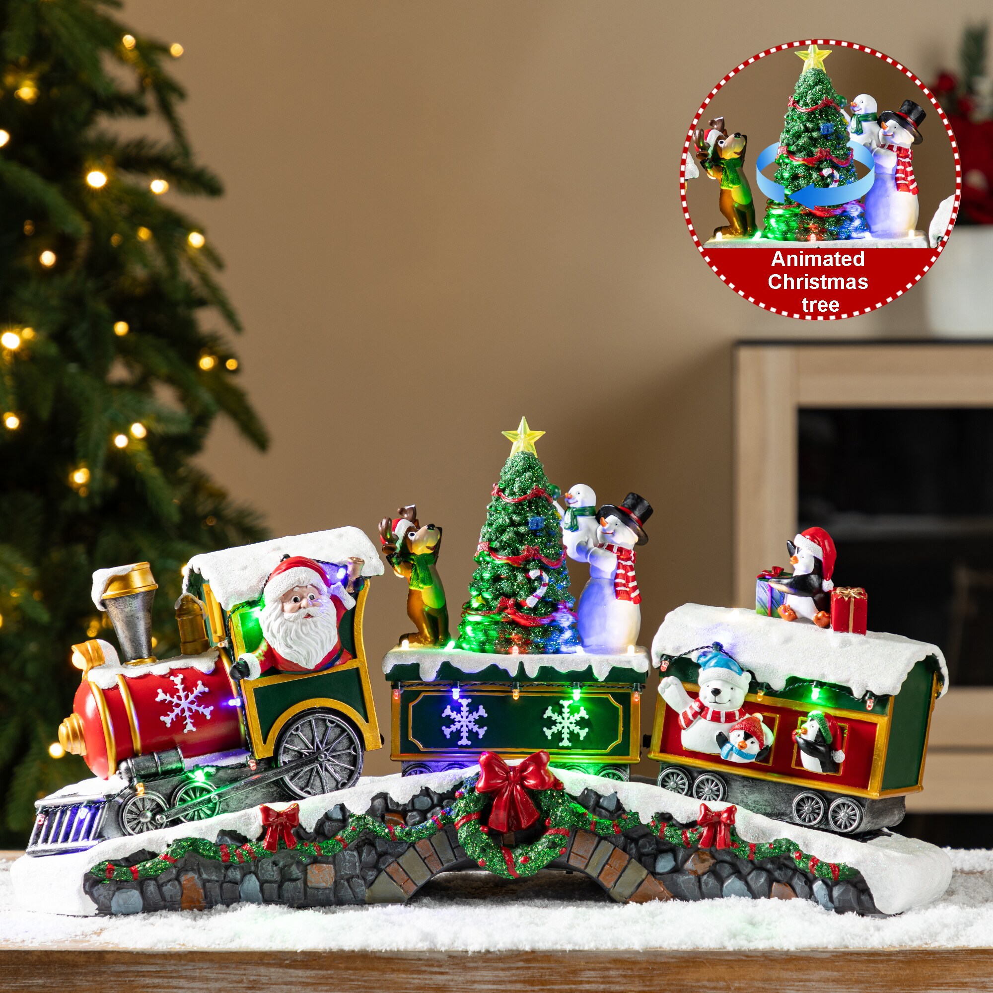 Glitzhome 2040200005 Table-Christmas-Decorations - View #6