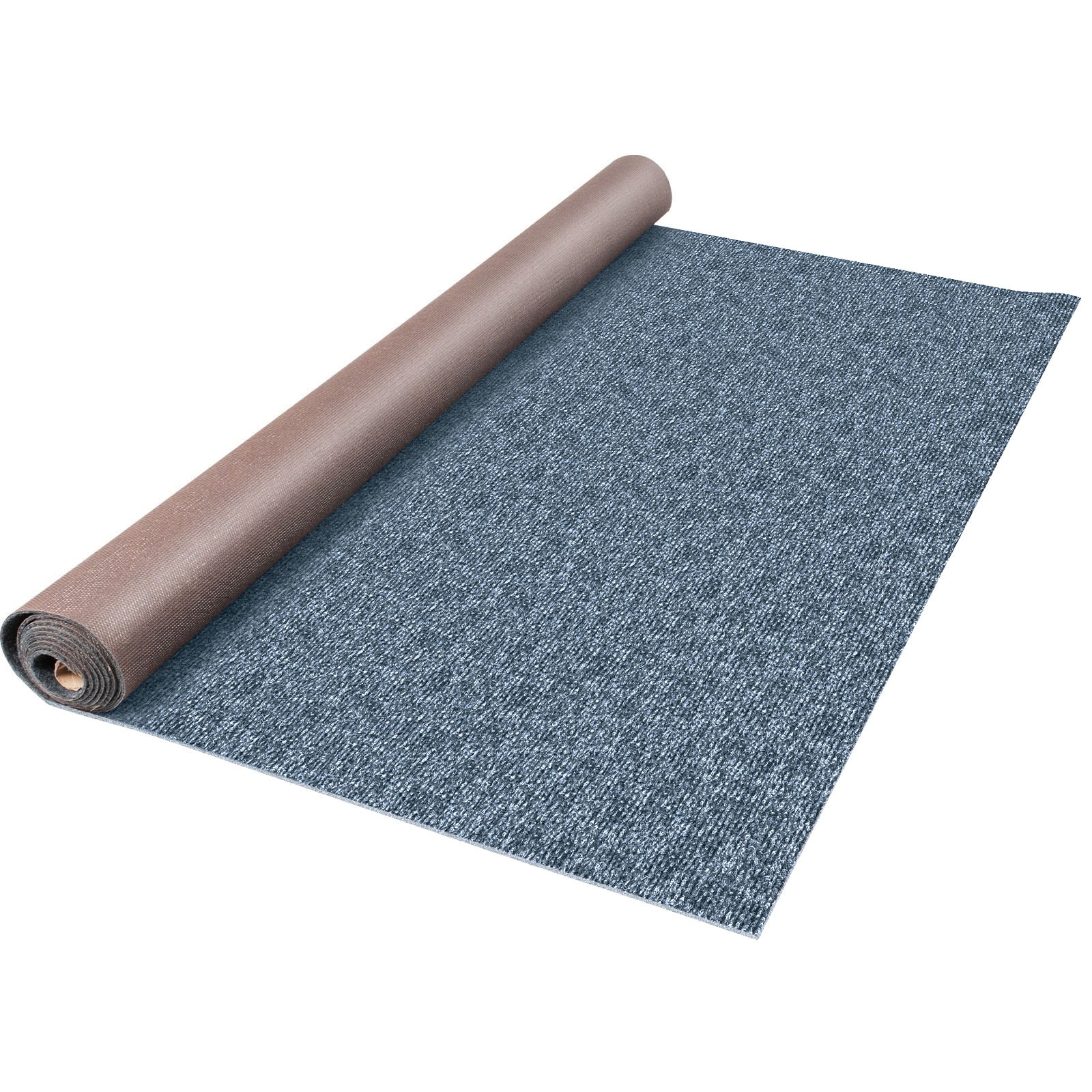 SVOPES SVOPESJZXWDTH01470V0 Gray Gray 10-oz sq yard Polyester Textured Indoor or outdoor Carpet