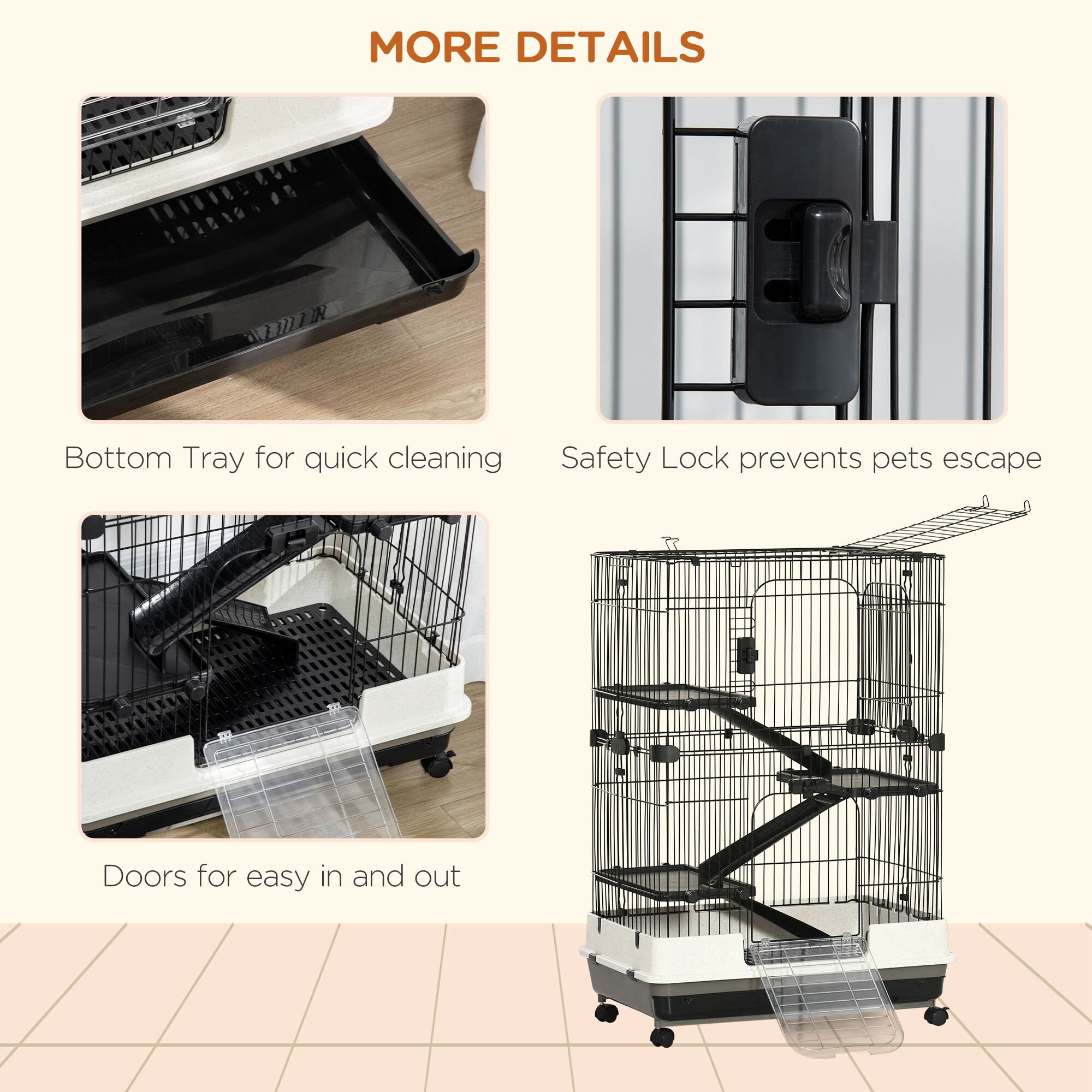 PawHut D51-095 Dog-Houses - View #4