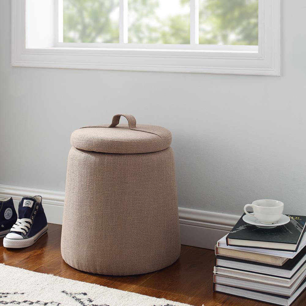 Linon ST008GRY01U Indoor-Ottomans - View #6