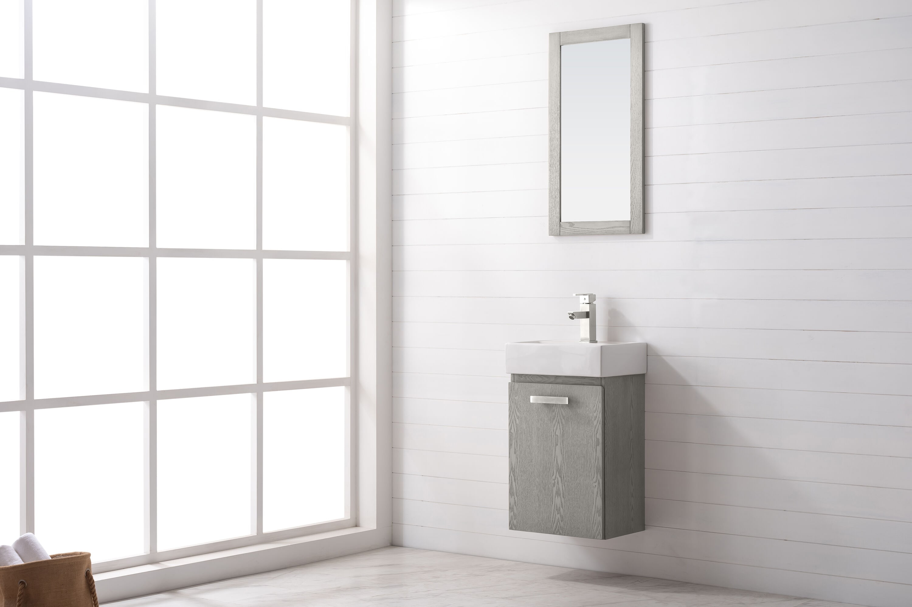 Design Element LS03-17-OAK Bath-Vanity-Combo - View #2