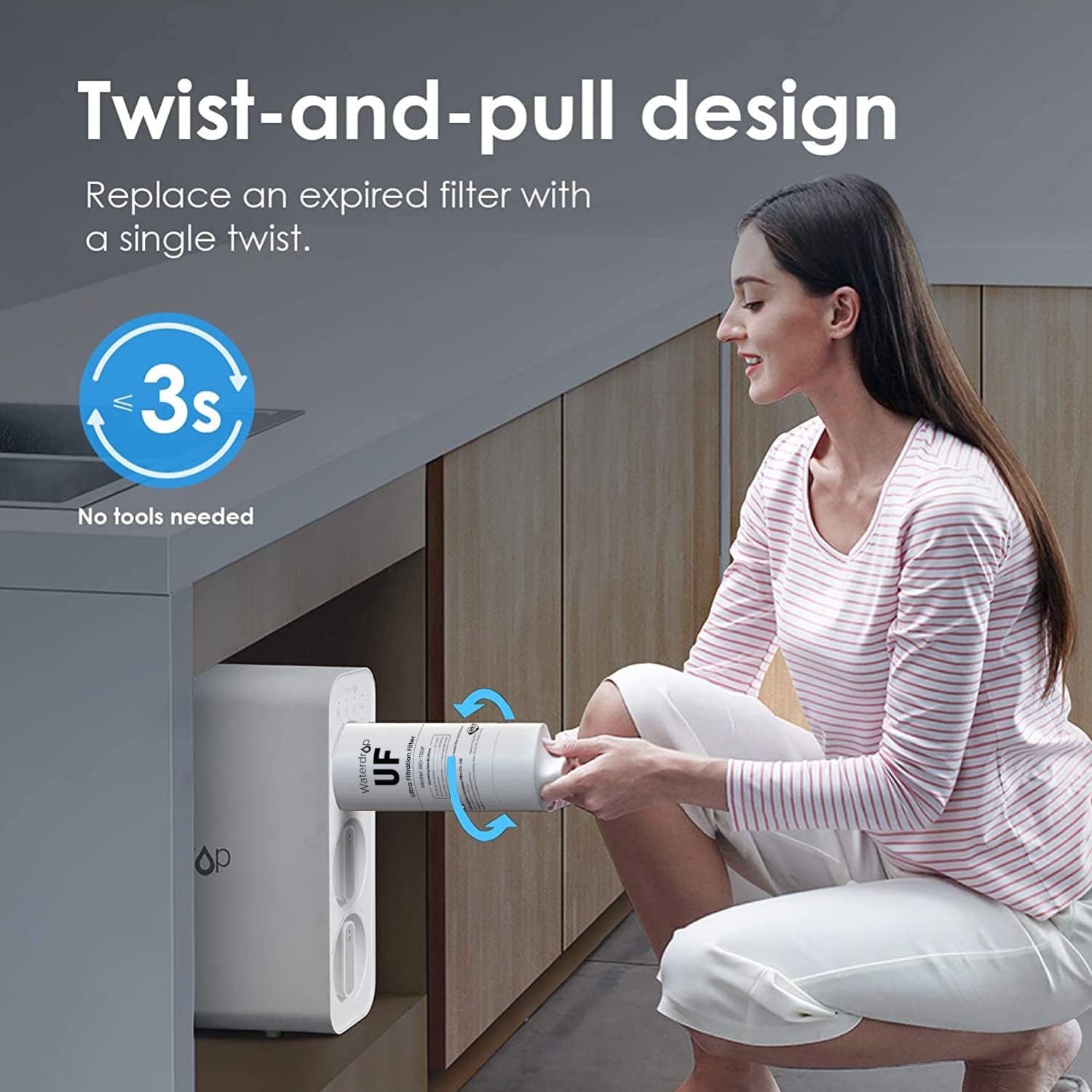 Waterdrop BL-WD-TSUF Under-Sink-Filtration-Systems - View #5