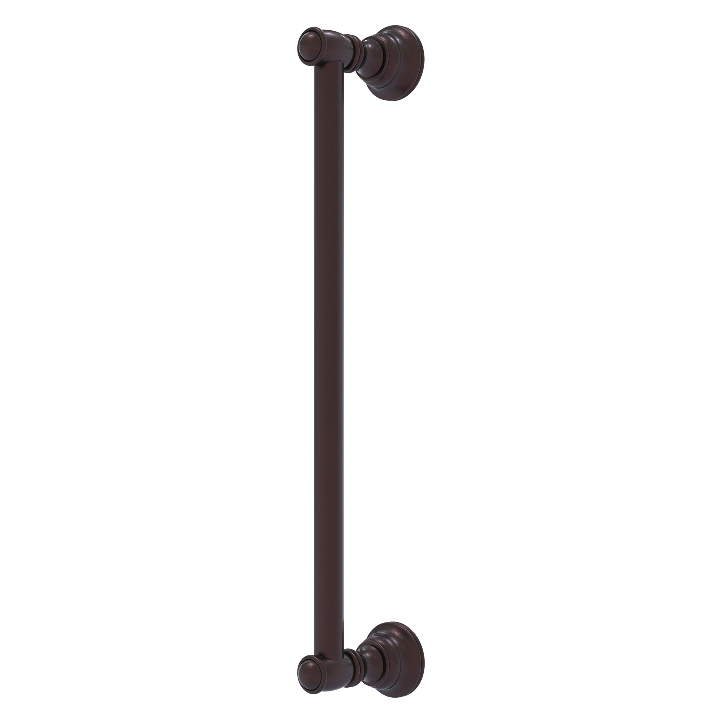 Allied Brass CL-3-18-ABZ Carolina 18-in , 457mm Center to Center Antique Bronze Dual Mount Cylindrical Bar For Use on Appliances Drawer Pulls
