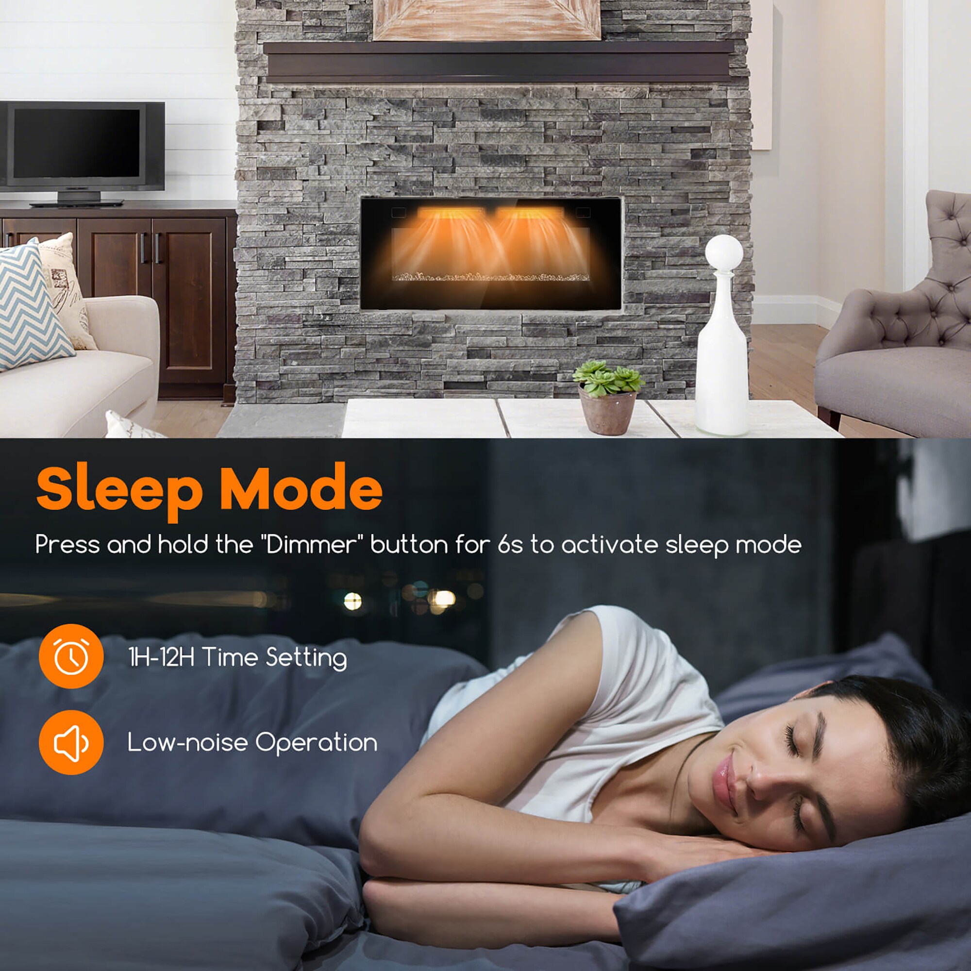 Goplus FP10235US-42 Electric-Fireplaces - View #7