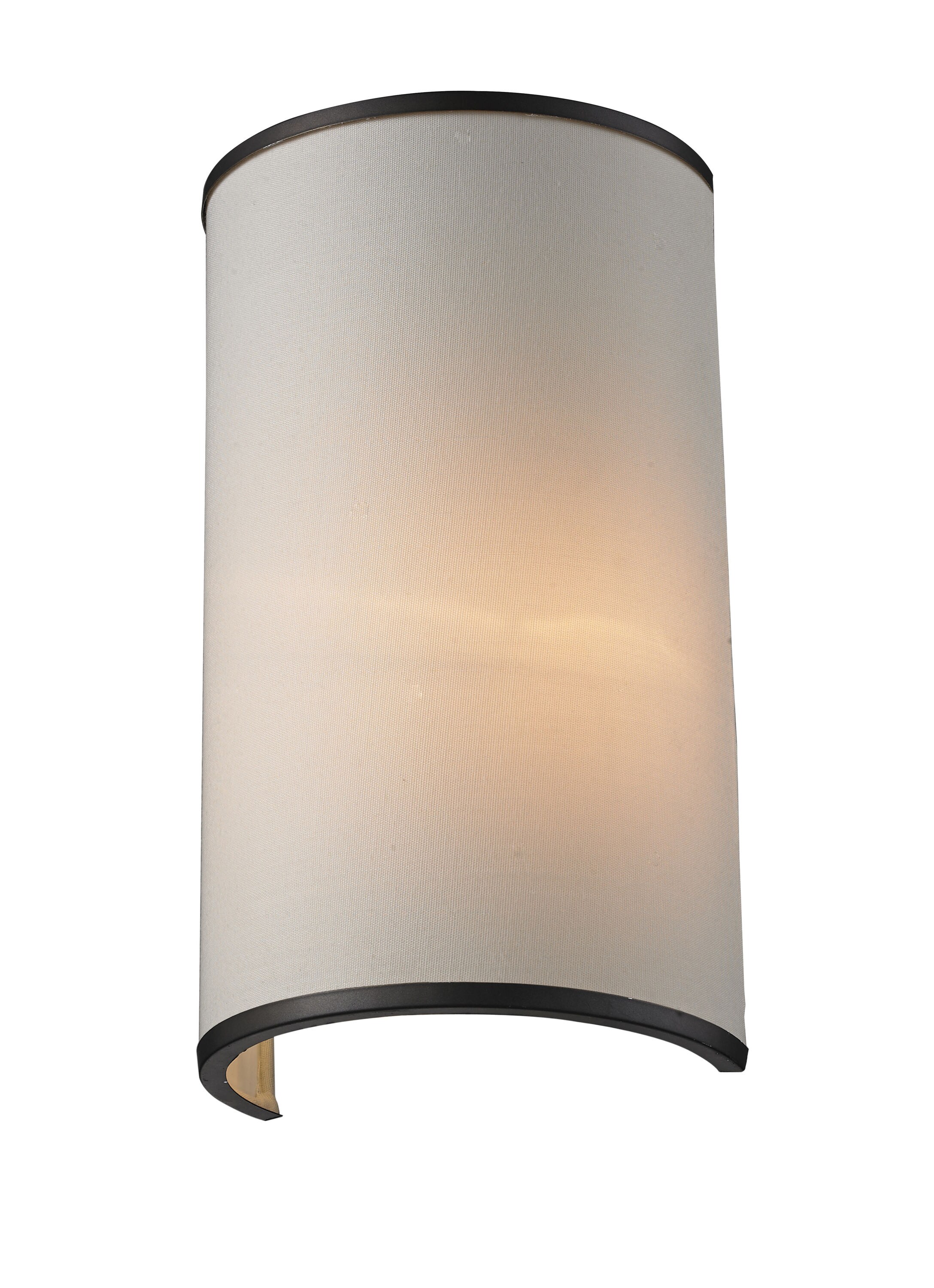 Z-Lite Cameo 6.63-in W 1-Light Factory Bronze Modern/Contemporary Wall Sconce