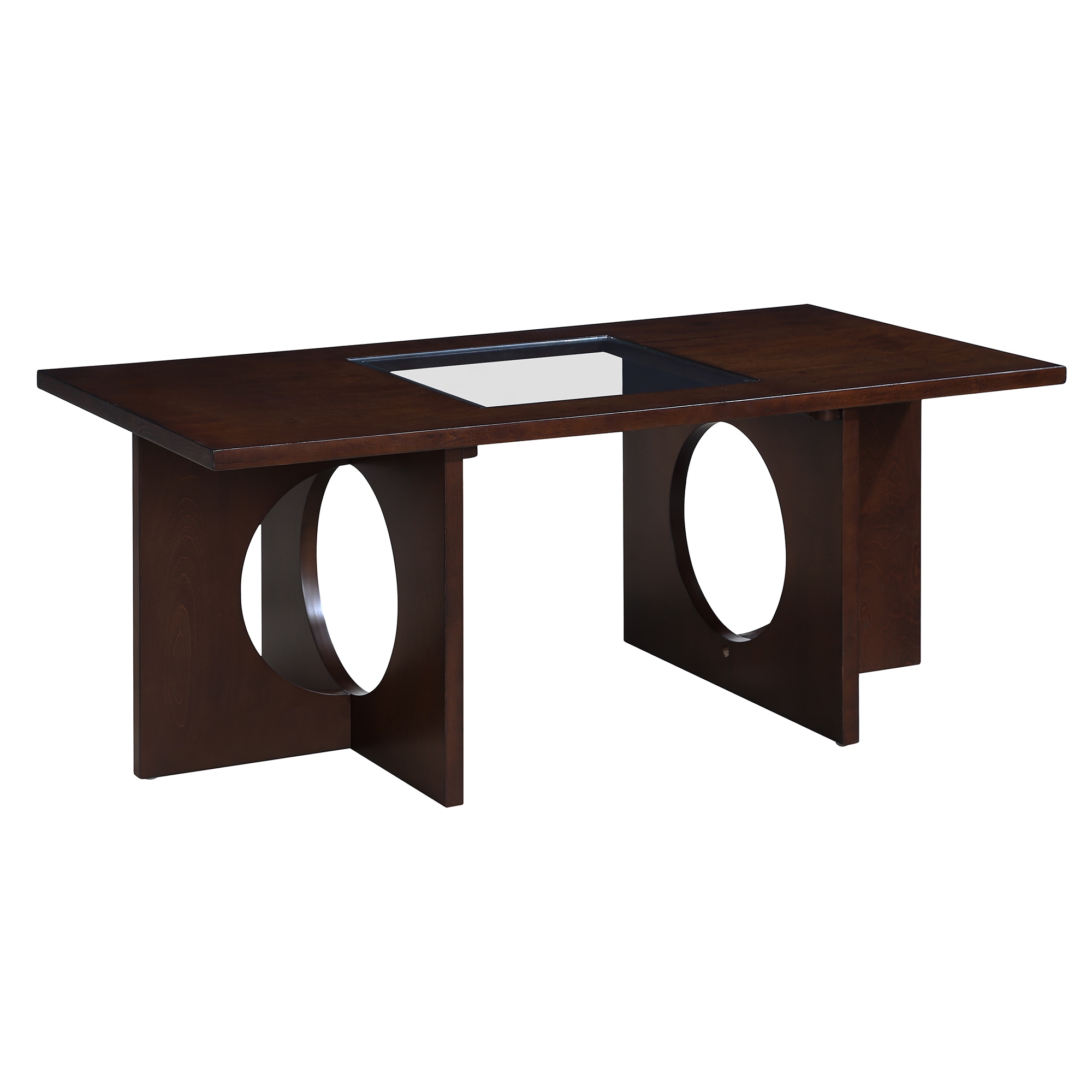 Bybafun YC0900008 Finished Glass Casual Coffee Table