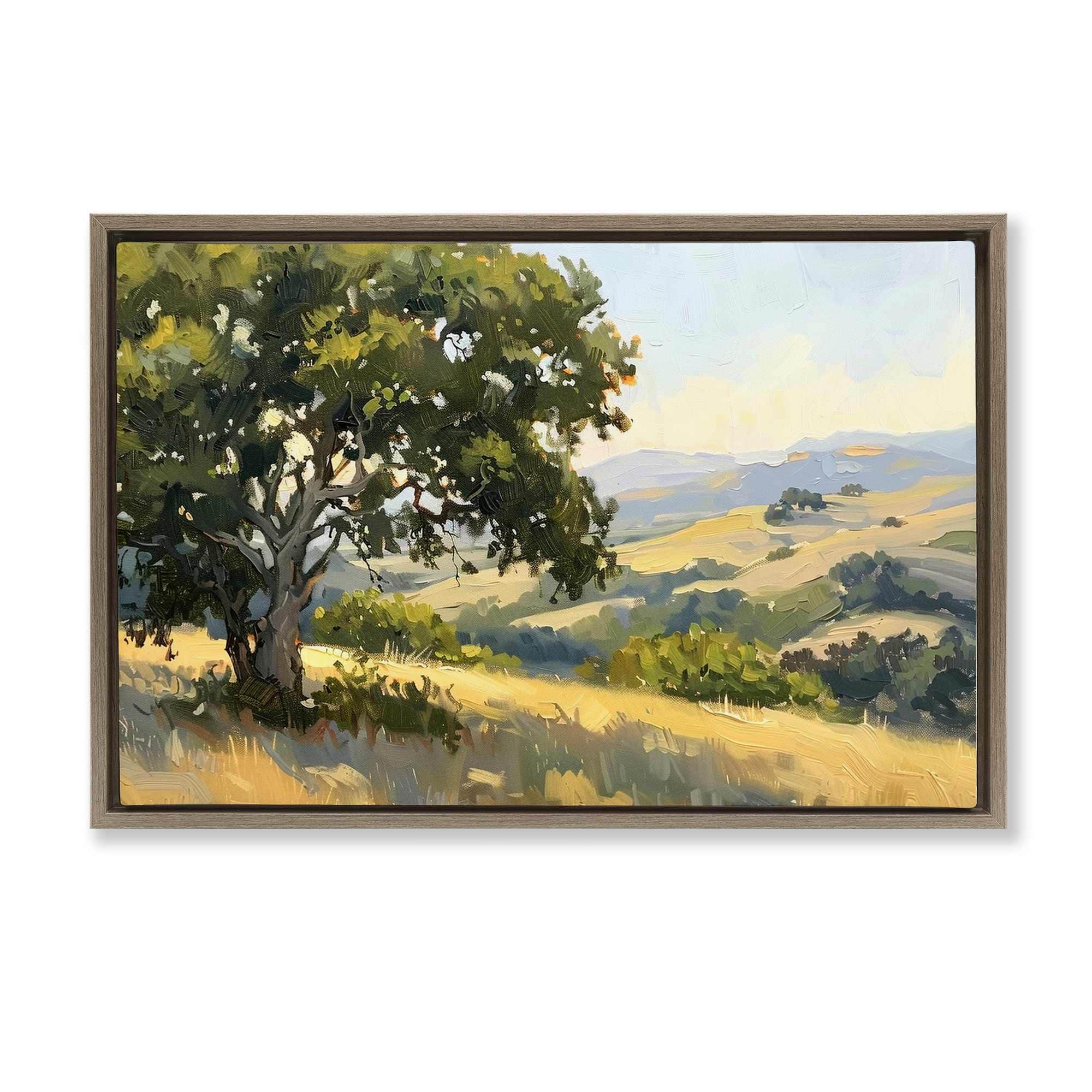 Stupell Industries BT-784-FFE-20X30 On The Hilltop Scenery Floating Frame design by LSR Creative Studio