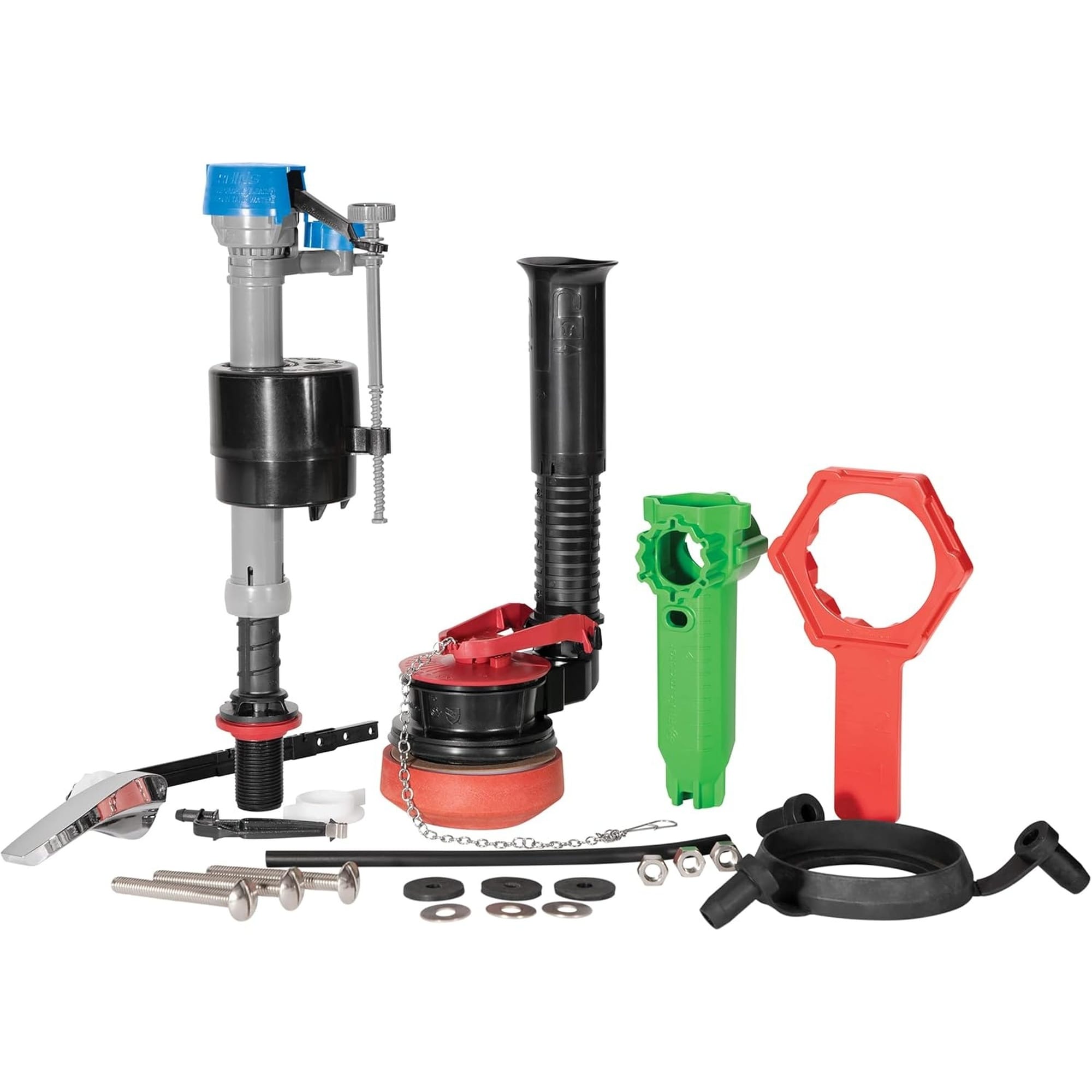 Numhew 30in D 8in W 6in H 2-Piece Multicolor Toilet Repair Kit