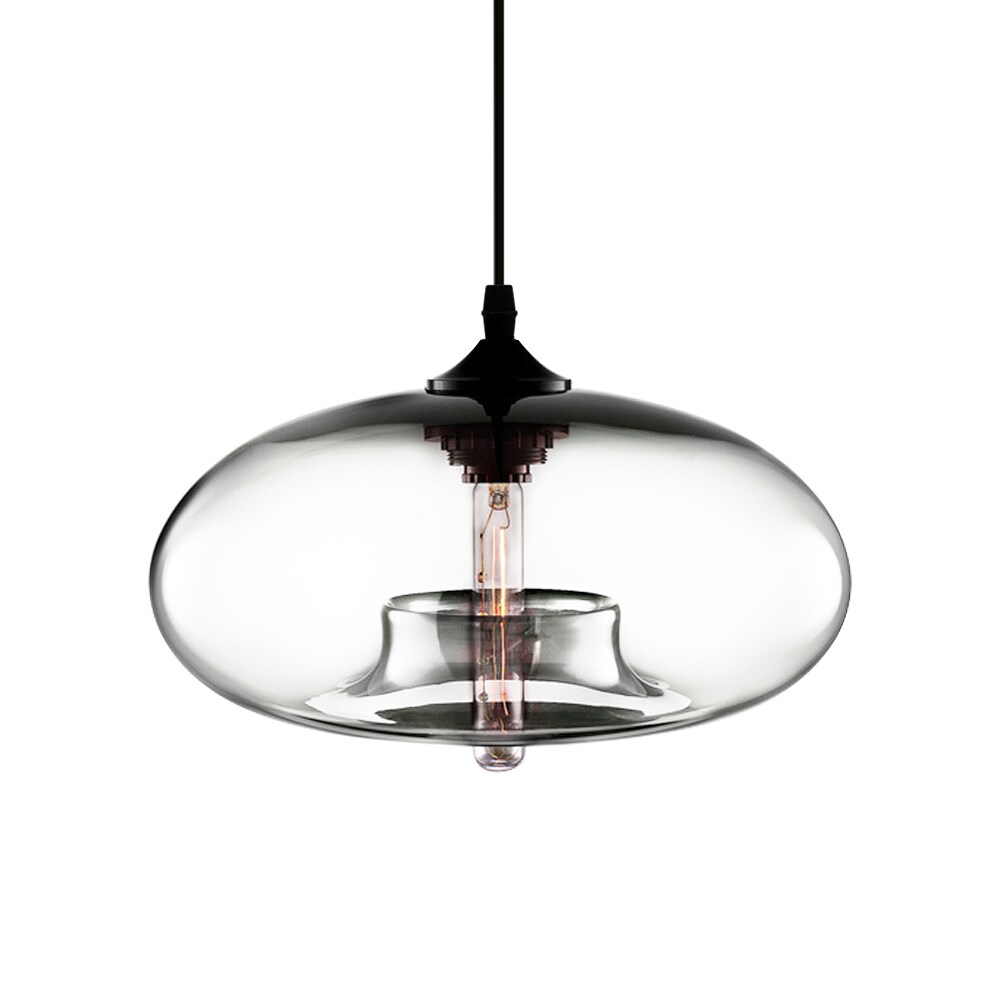 LamQee Clear Modern/Contemporary Clear Glass Globe LED Hanging Pendant ...