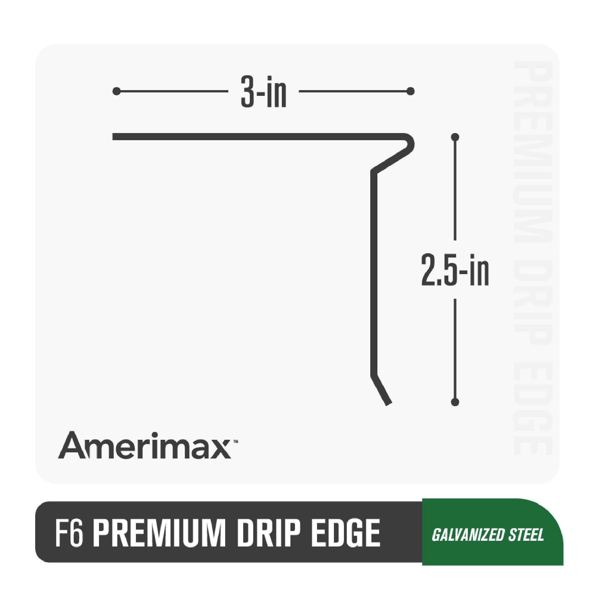 Amerimax ED26BK50112AHP Drip-Edges - View #4