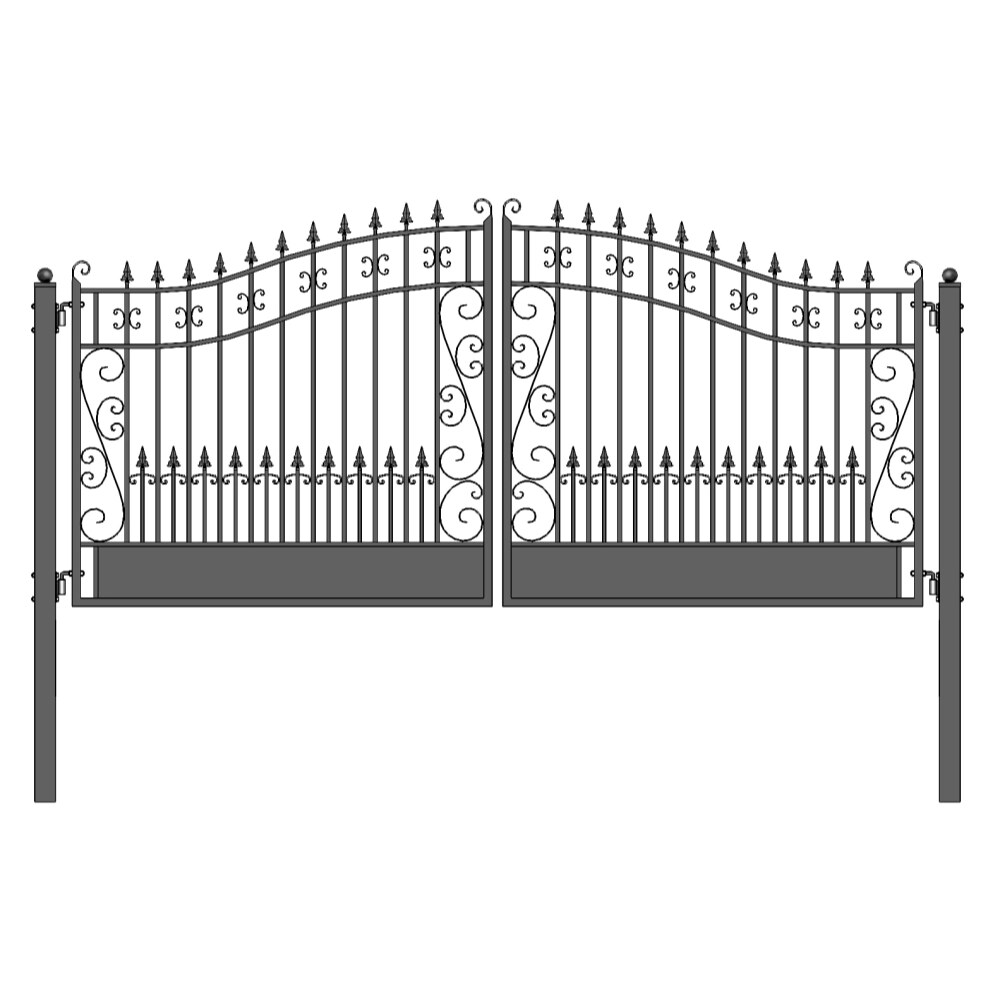 ALEKO DG18VEND-LO Driveway-Gates - View #2