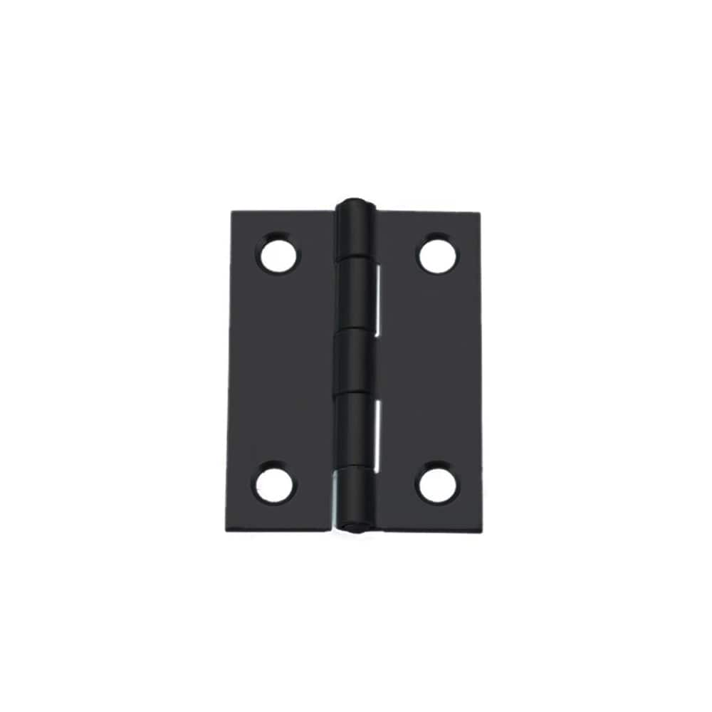 RELIABILT 2 In H Matte Black Mortise Interior Exterior Door Hinge 2   64132239 