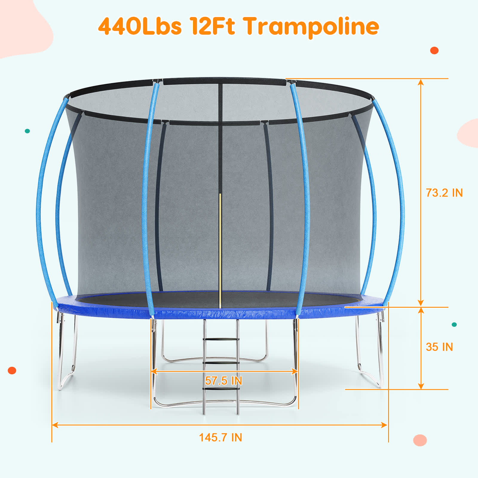 Qeetex DBCPOU0A3F90TK trampolines - View #5
