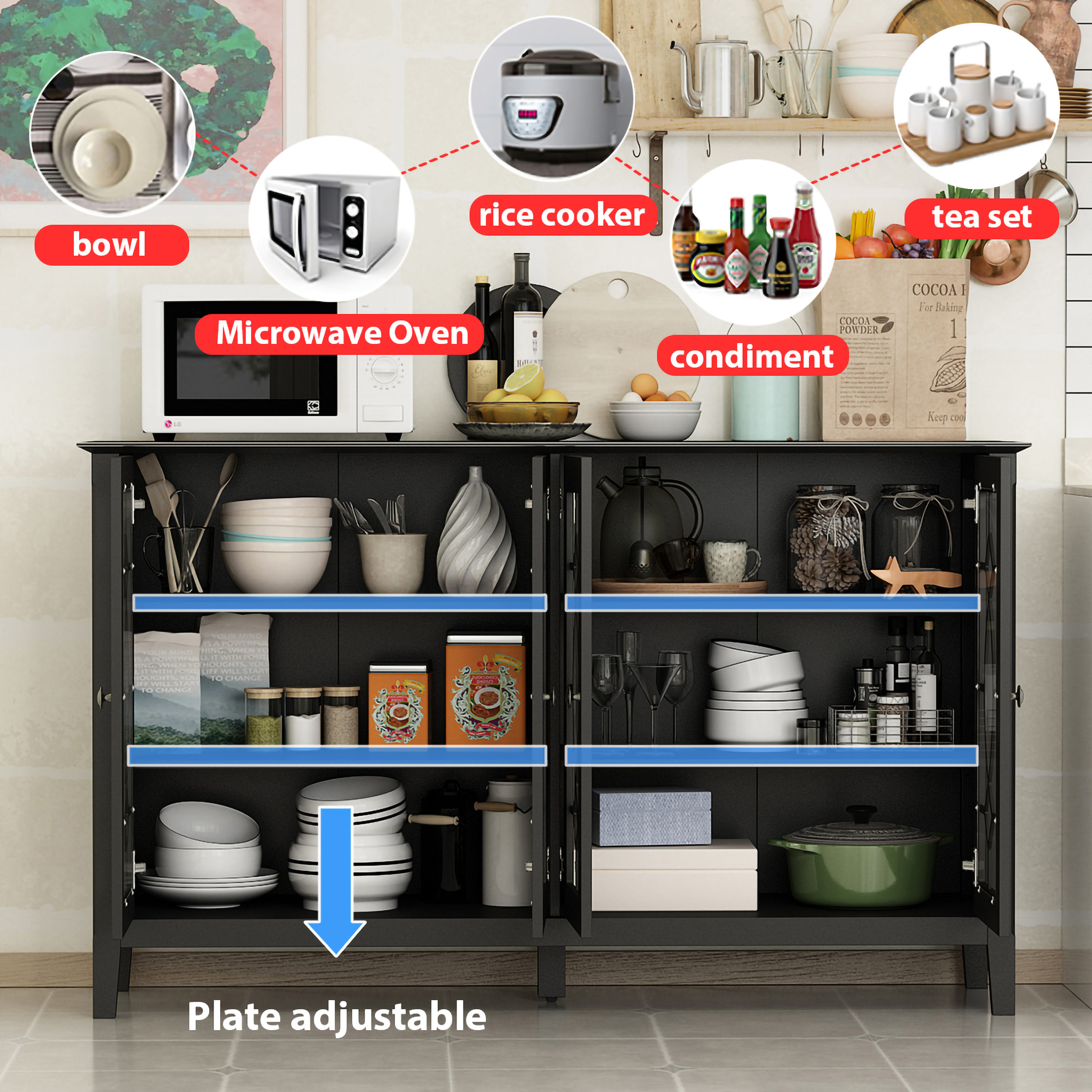 FUFU&GAGA LJY-KF330001-02 Dining-Kitchen-Storarge - View #6