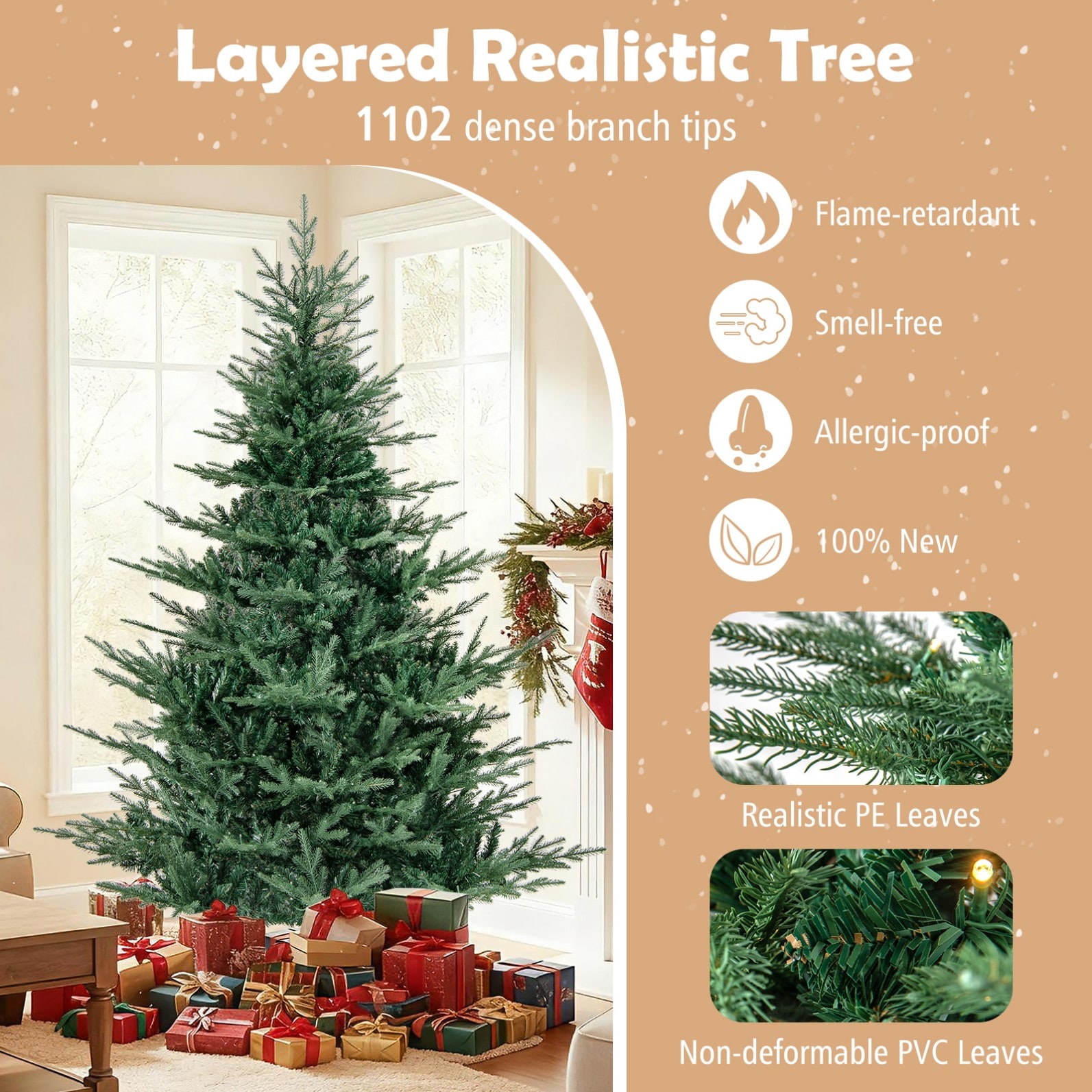 LIVIZA HYS25195US7 Artificial-Christmas-Trees - View #7