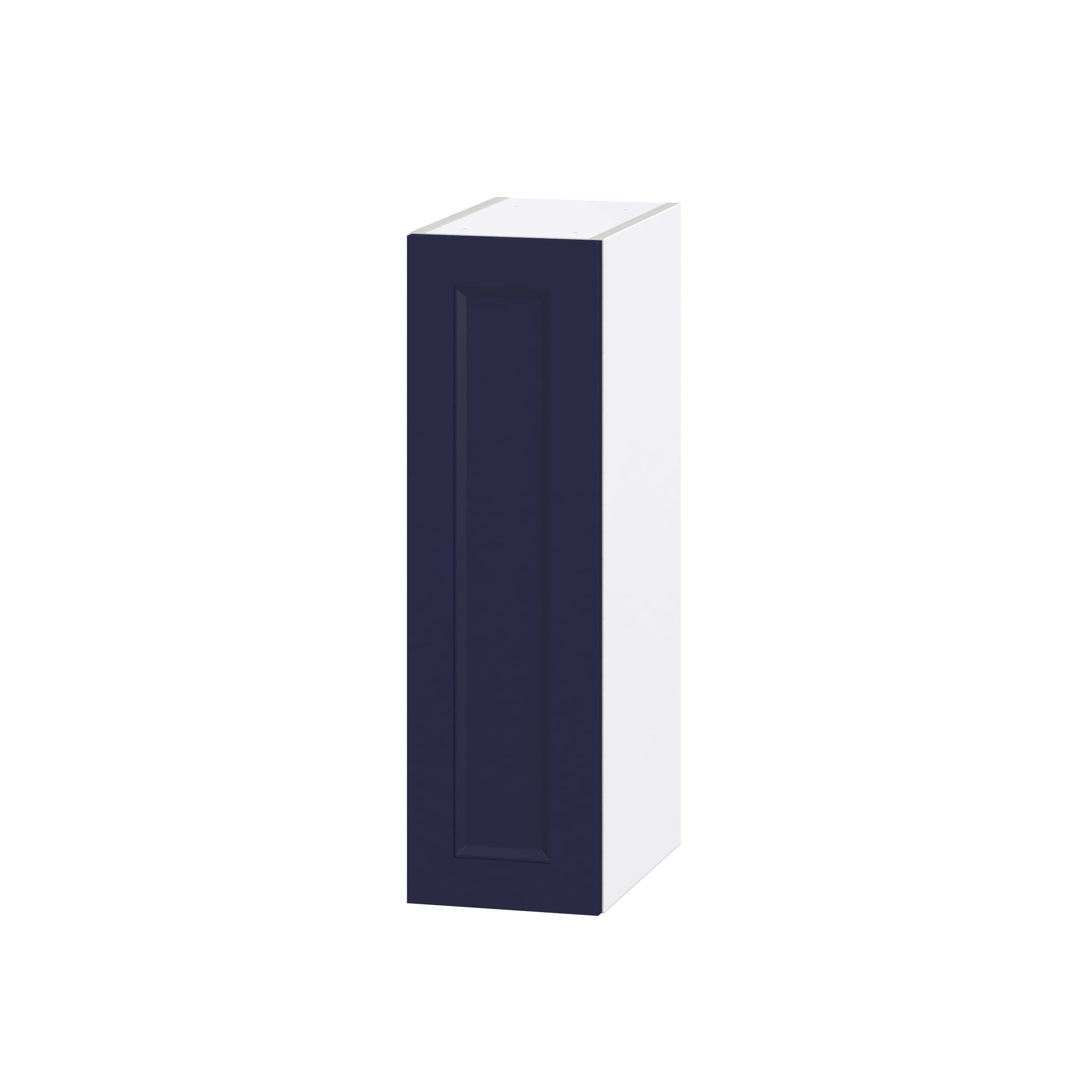 Hugo&Borg Lorette 30-in W x 30-in H x 14-in D Navy Blue Wall Fully Assembled Cabinet (Recessed Panel Shaker Door Style)