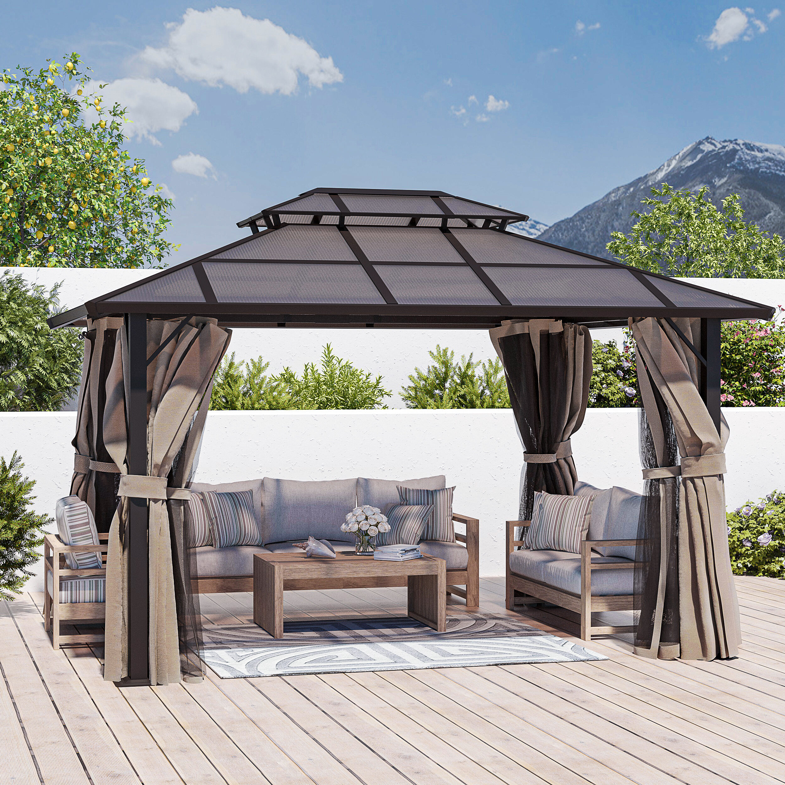  CP-ZPYGS-Z-WL2 Wood-Resin-Gazebos - View #7