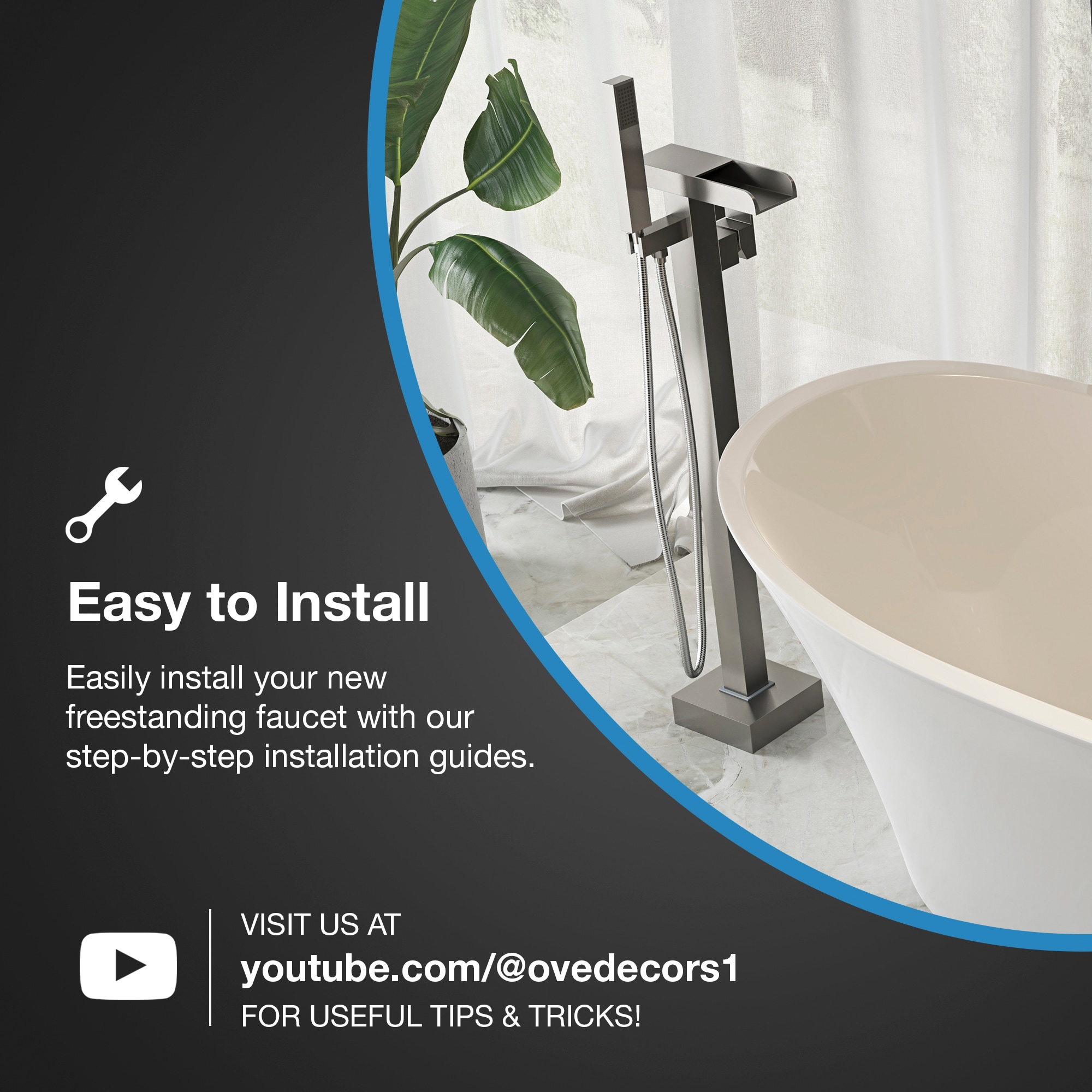 OVE Decors 15BTF-INFI10-NKB Roman-Tub-Faucets - View #14