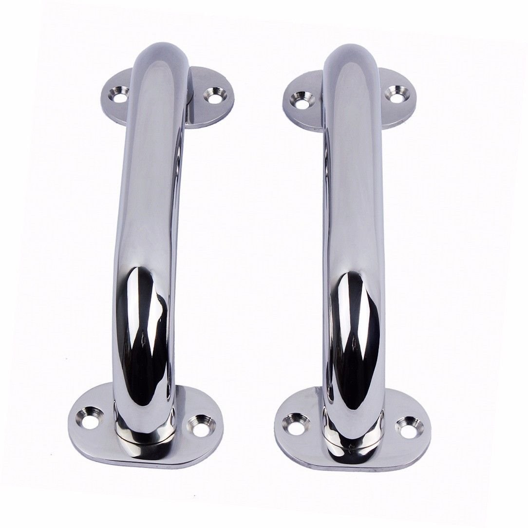 Misopily  9 Inch Boat Grab Bar 2 Pack Stainless Steel Handrail Handle for Marine and Home Use durable home and garden accessory designed for