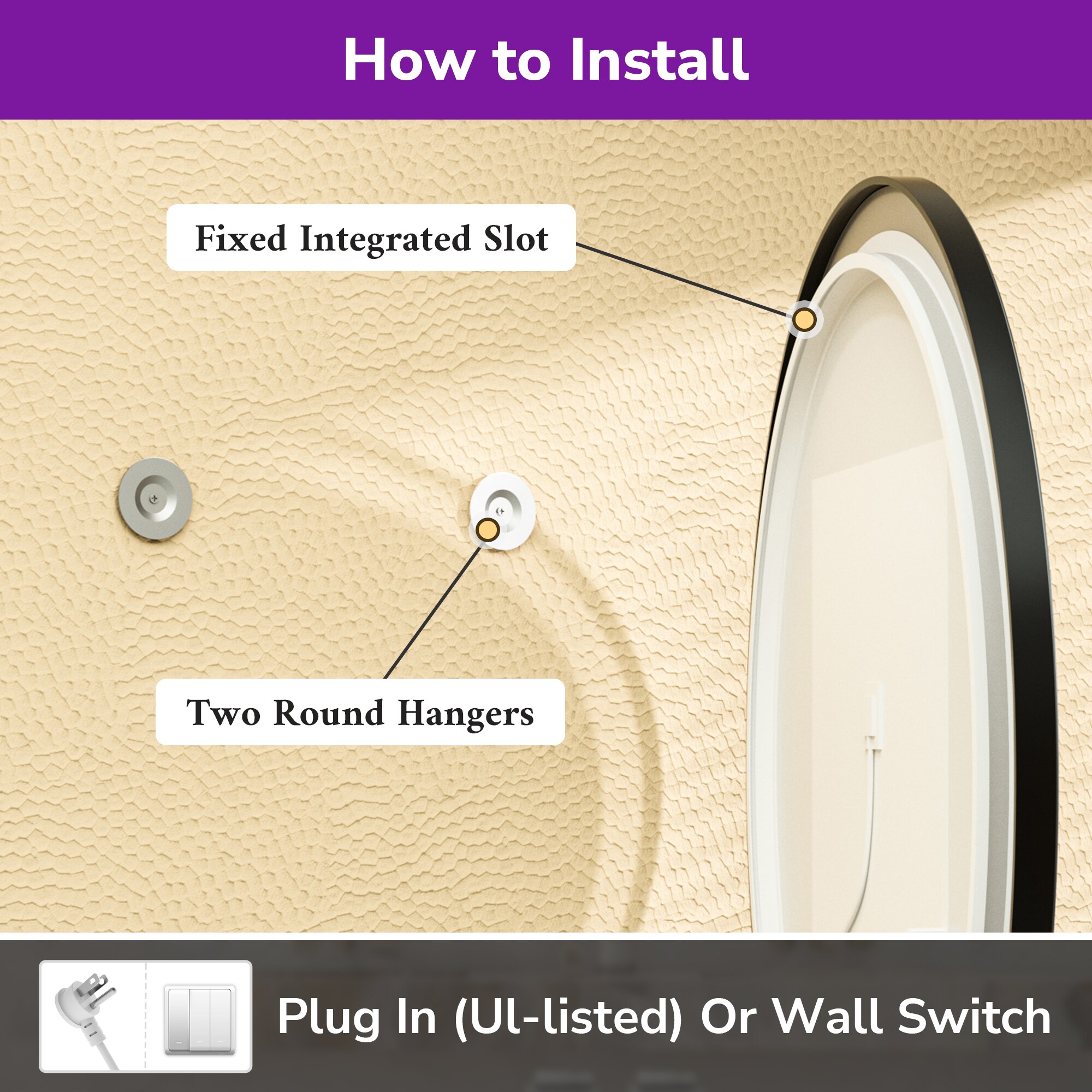 Keonjinn LW-JZ-JSKTD-5071-GD Framed-Bath-Mirrors - View #4