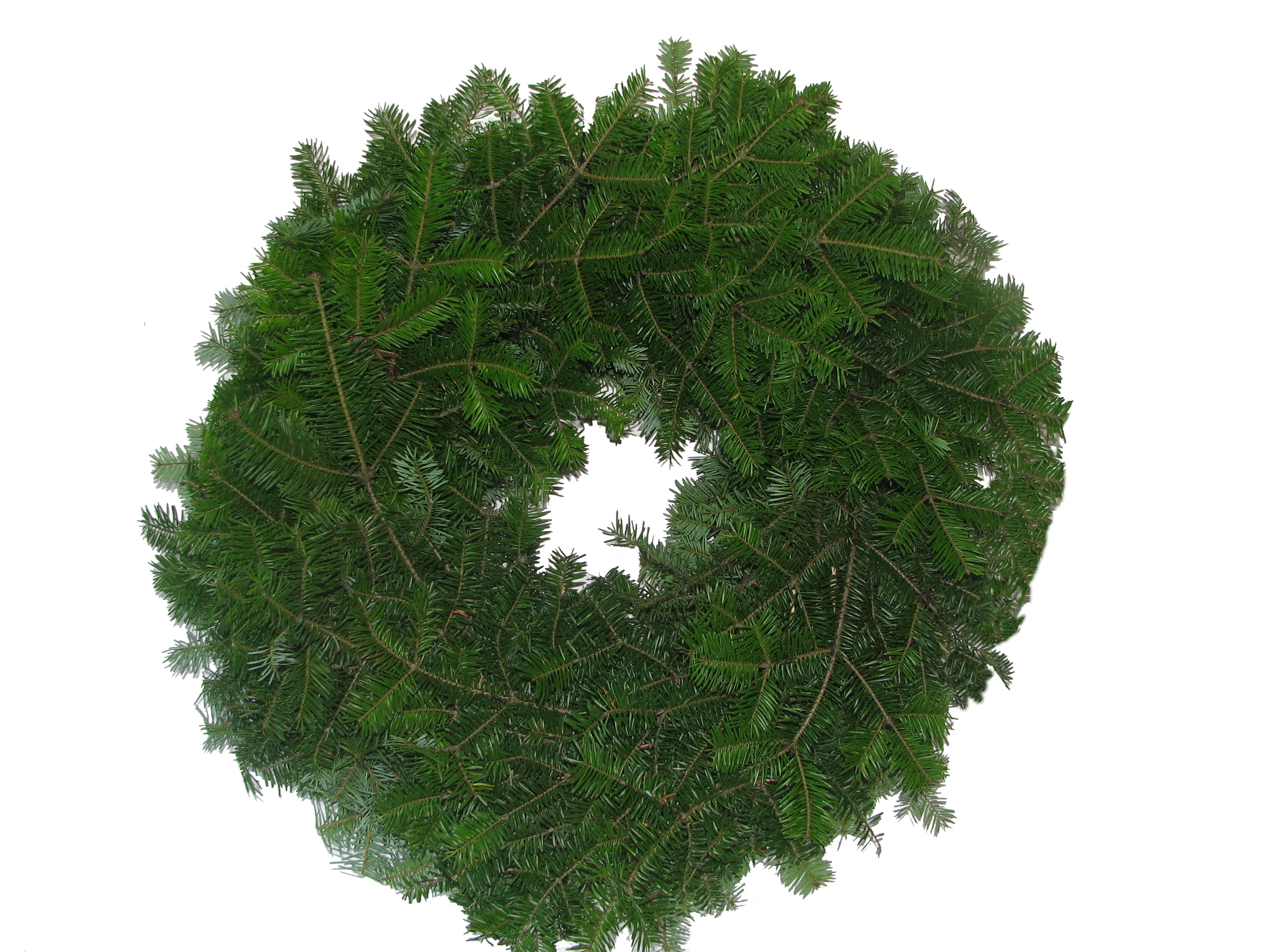  1521460 22-in Real Balsam fir Christmas Wreath