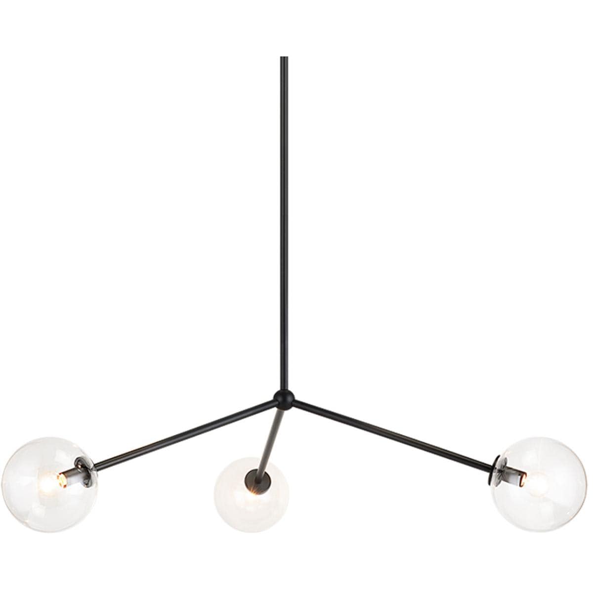 Matteo 2444327 Lighting C81703BKCL Novo Pendant Black