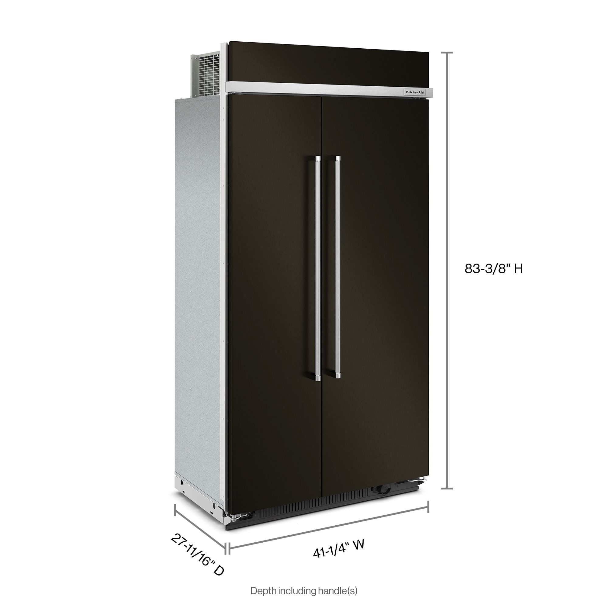 KitchenAid KBSN702MBS Side-By-Side - View #4