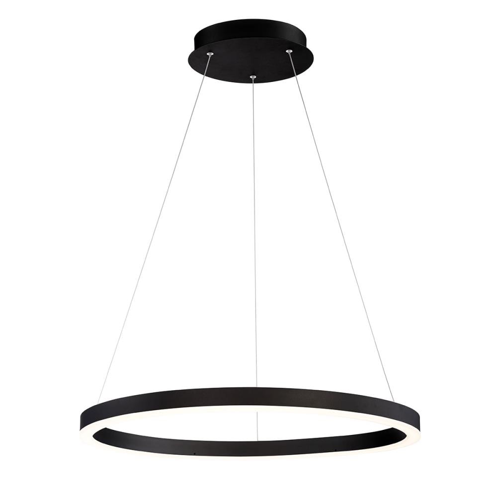 Eurofase 31471-027 Spunto 1 -Light Matte Black Modern/contemporary Integrated LED For Use in Dining Rooms, Foyers, Kitchens, Living Rooms Chandelier