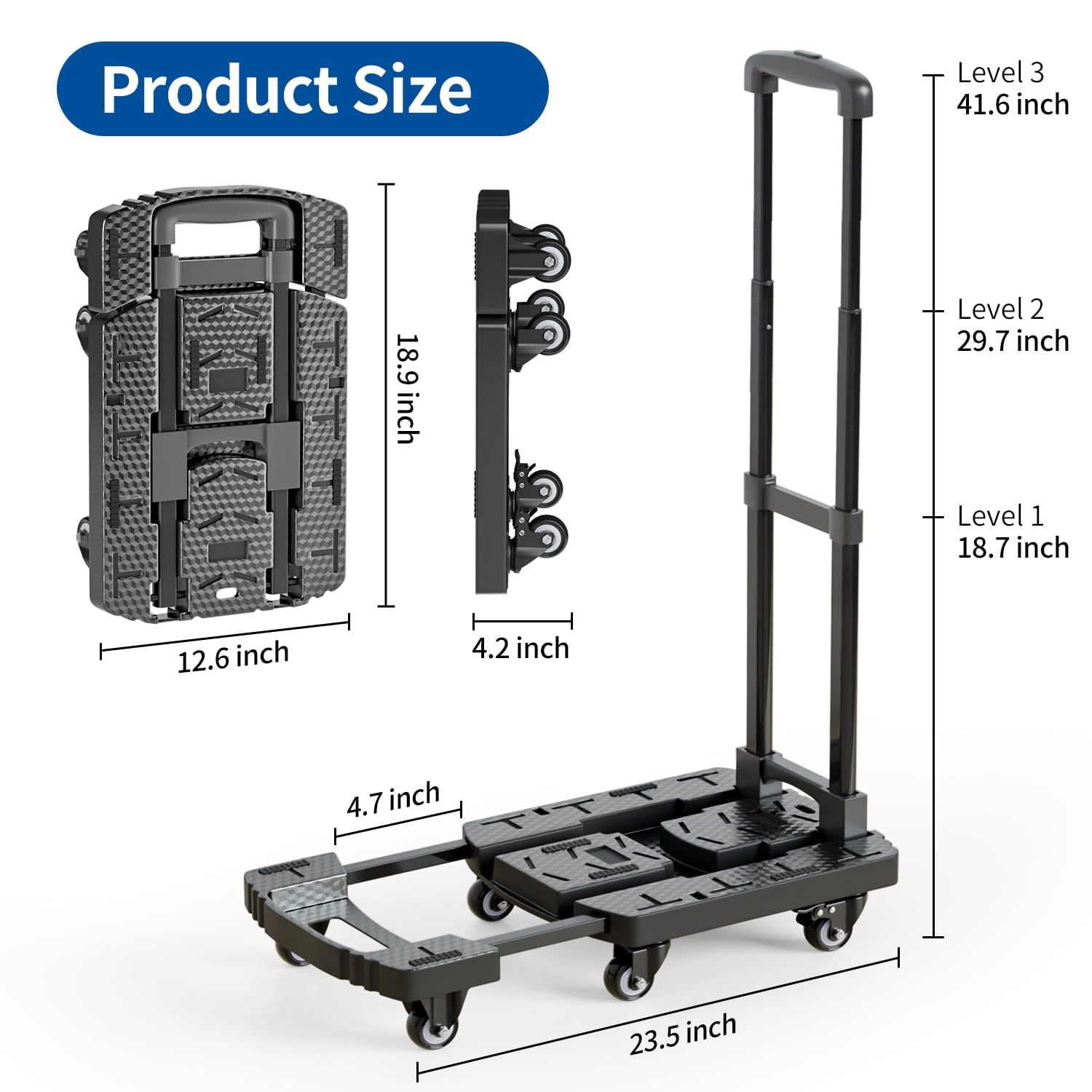 SPACELEAD DOBASP-D01027HSEQY Hand-Truck-Dollies - View #4