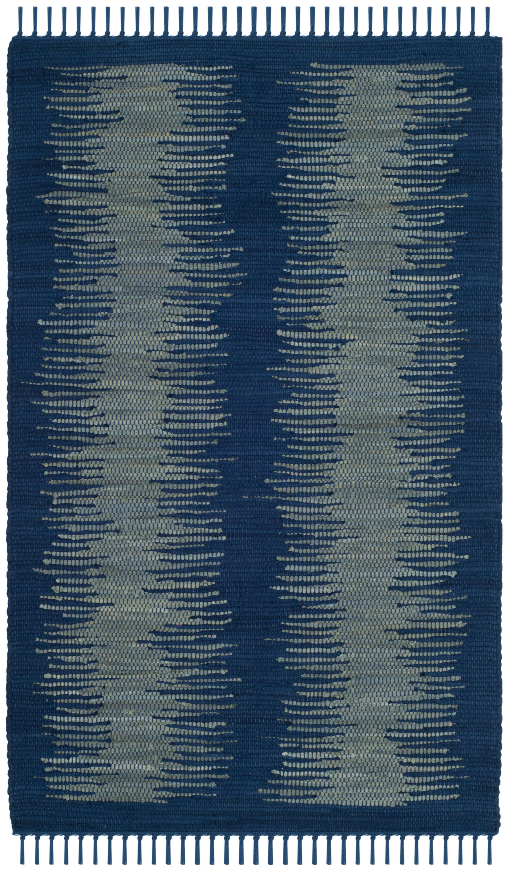 Safavieh Montauk 718H Navy 3 x 4 Rectangular Area rug