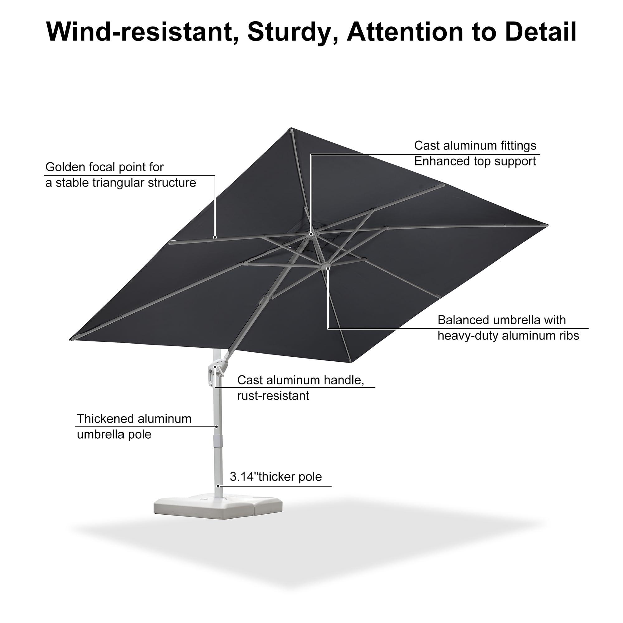 PURPLE LEAF LS02XBRC0911-NB Umbrellas-2 - View #4
