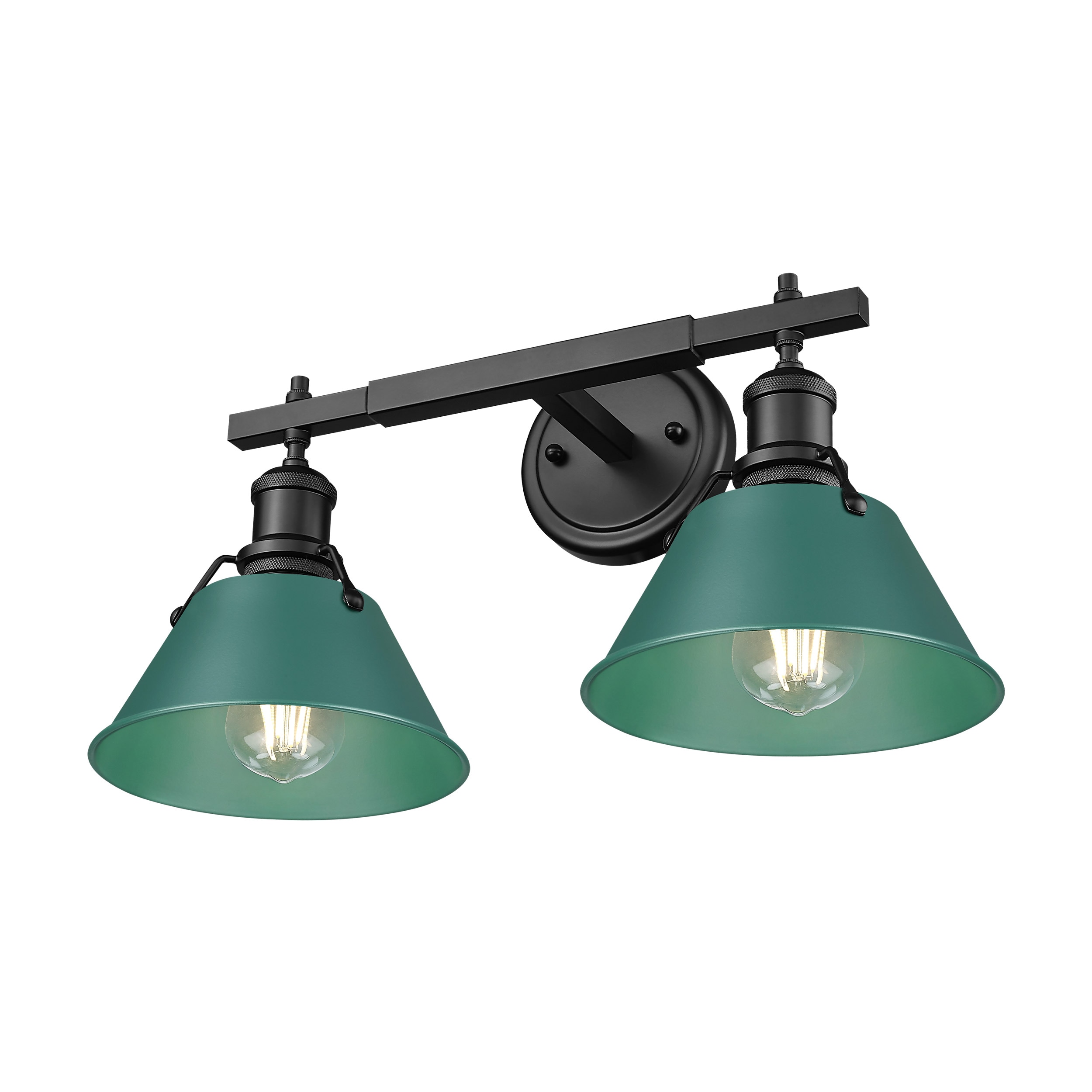 Golden Lighting 3306-BA2 BLK-GN b089995 - View #2