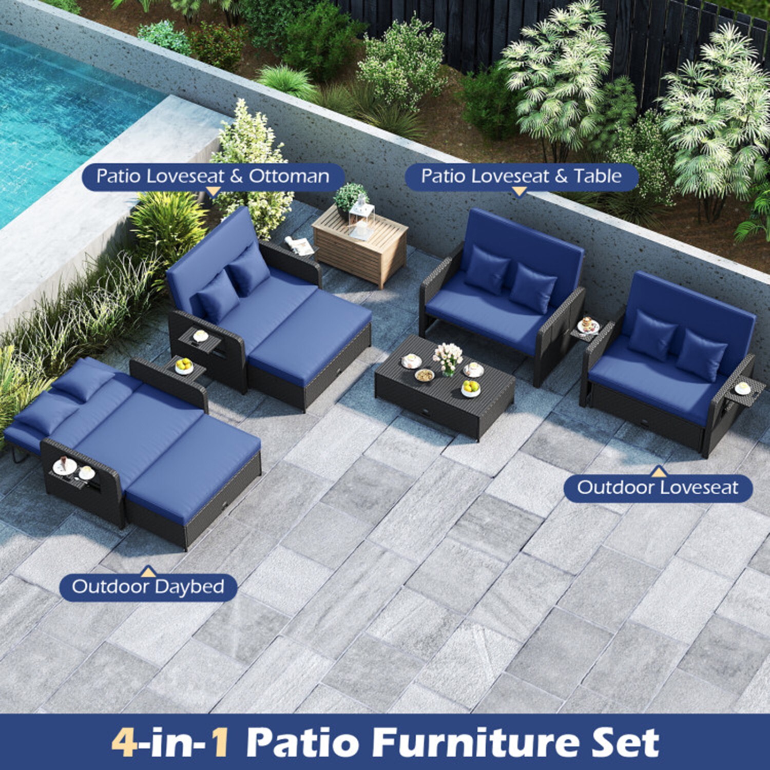 Mondawe MO-HW5136NY Patio-Conversation-Sets - View #5