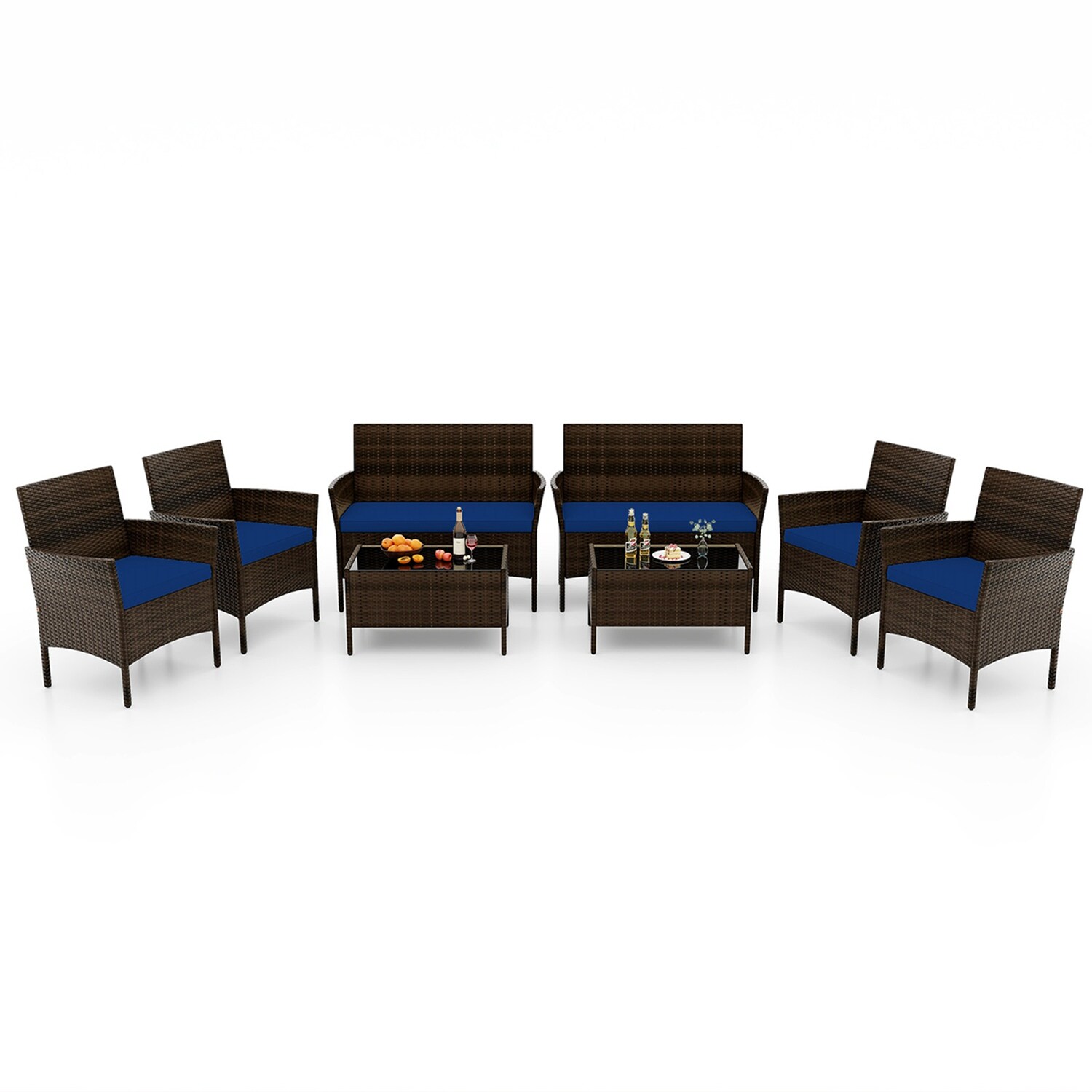 Costway HCST01438 Patio-Conversation-Sets - View #2