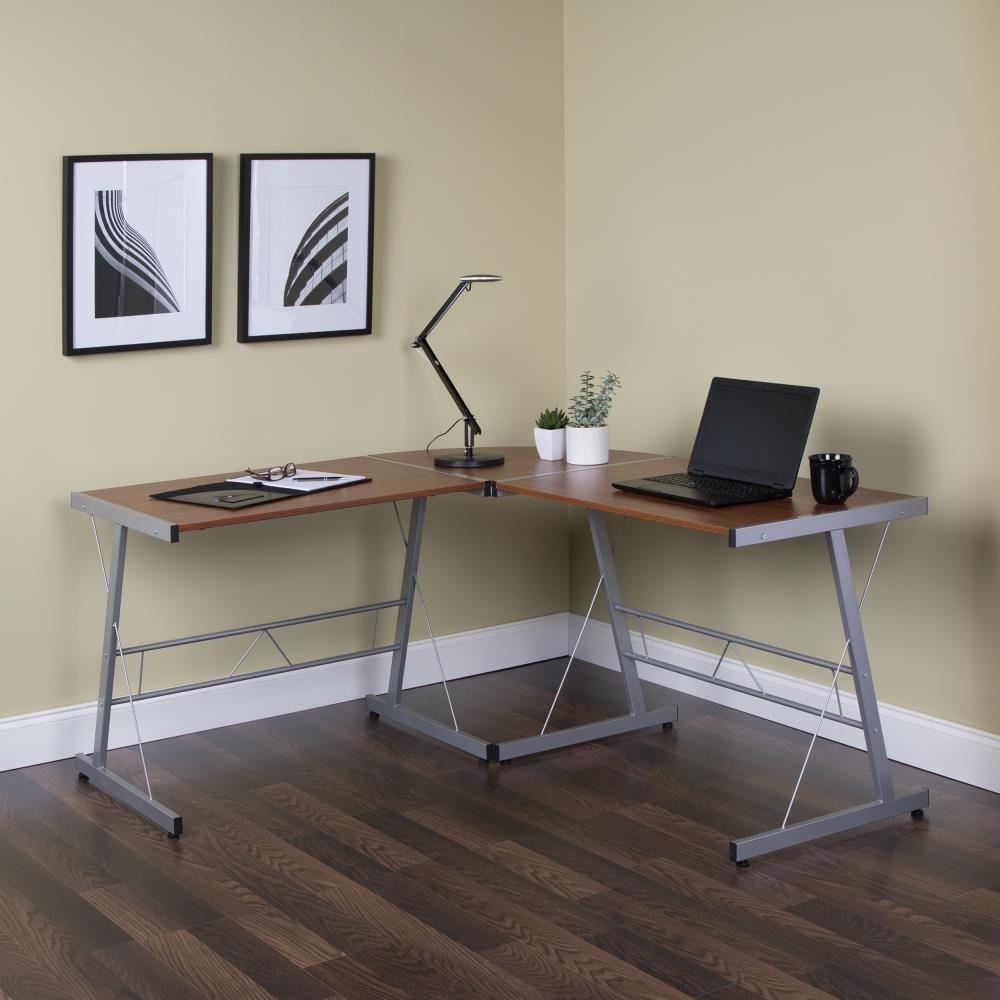 Ofm essentials l shaped outlet desk