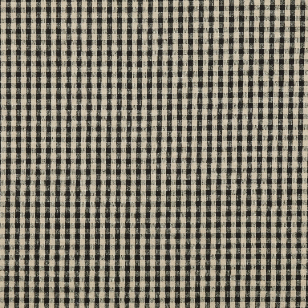 Bali 17B-1351 Checkers Obsidian Light filtering Cotton Roman shade swatch