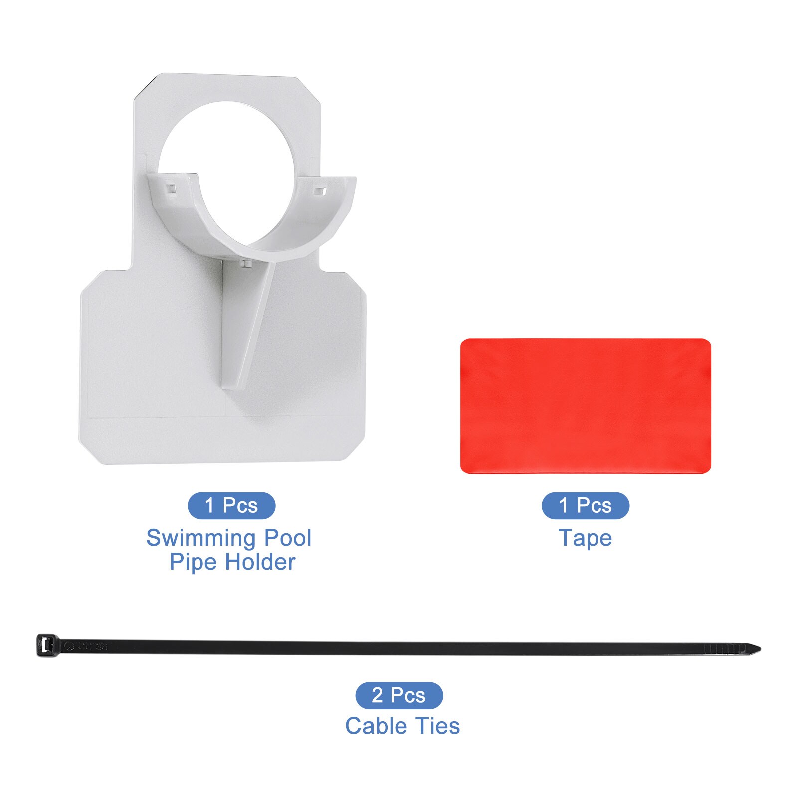 Unique Bargains S25093001UX2826 Pipe-Support-Clamps - View #3