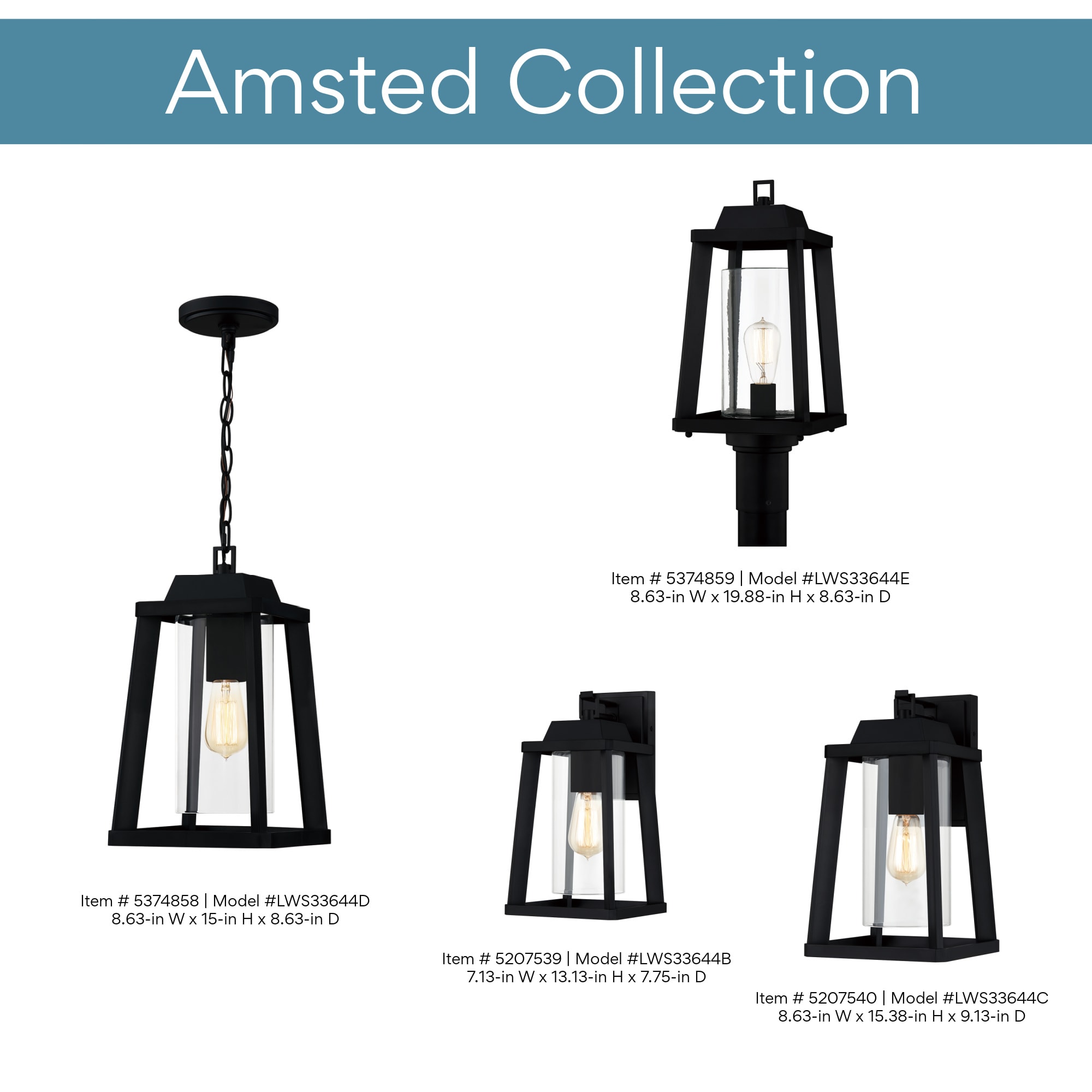 Quoizel LWS33644B Outdoor-Wall-Lighting - View #11