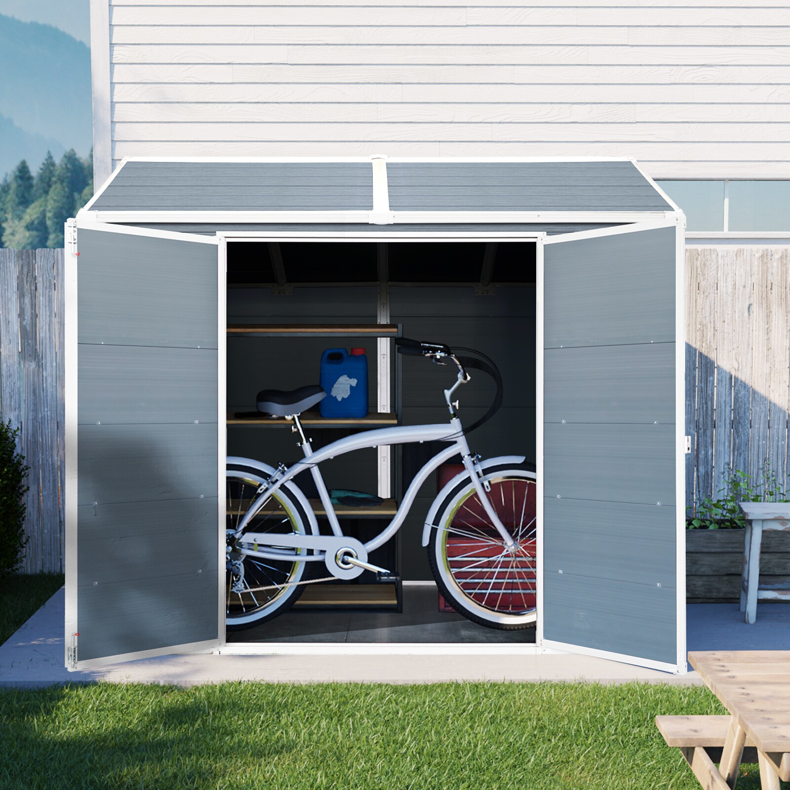 Mondawe MD-WWC00047 Vinyl-Resin-Storage-Buildings - View #2