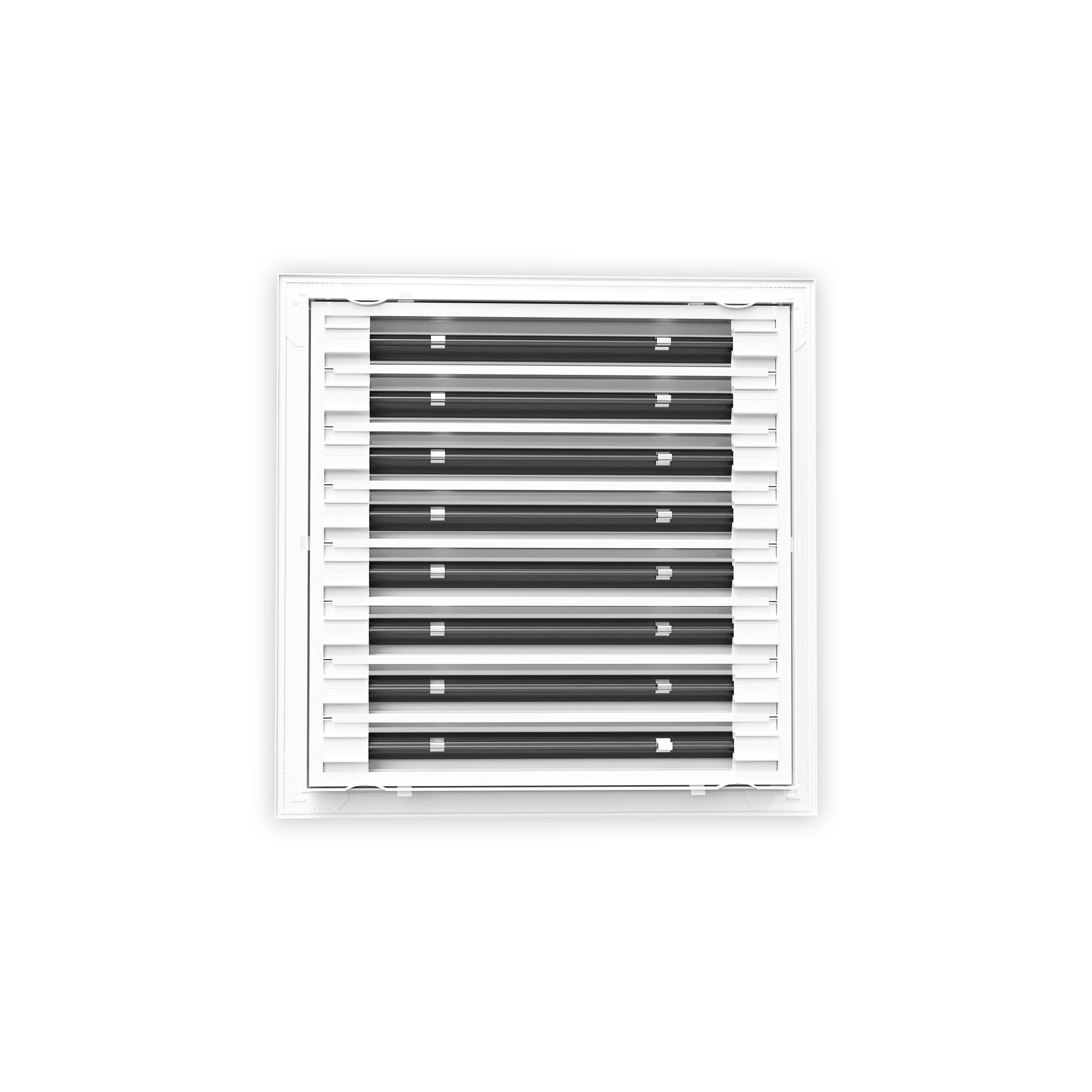 QuietCool 13.75-in x 13.75-in 2-way Aluminum Sidewall/Ceiling Diffuser ...