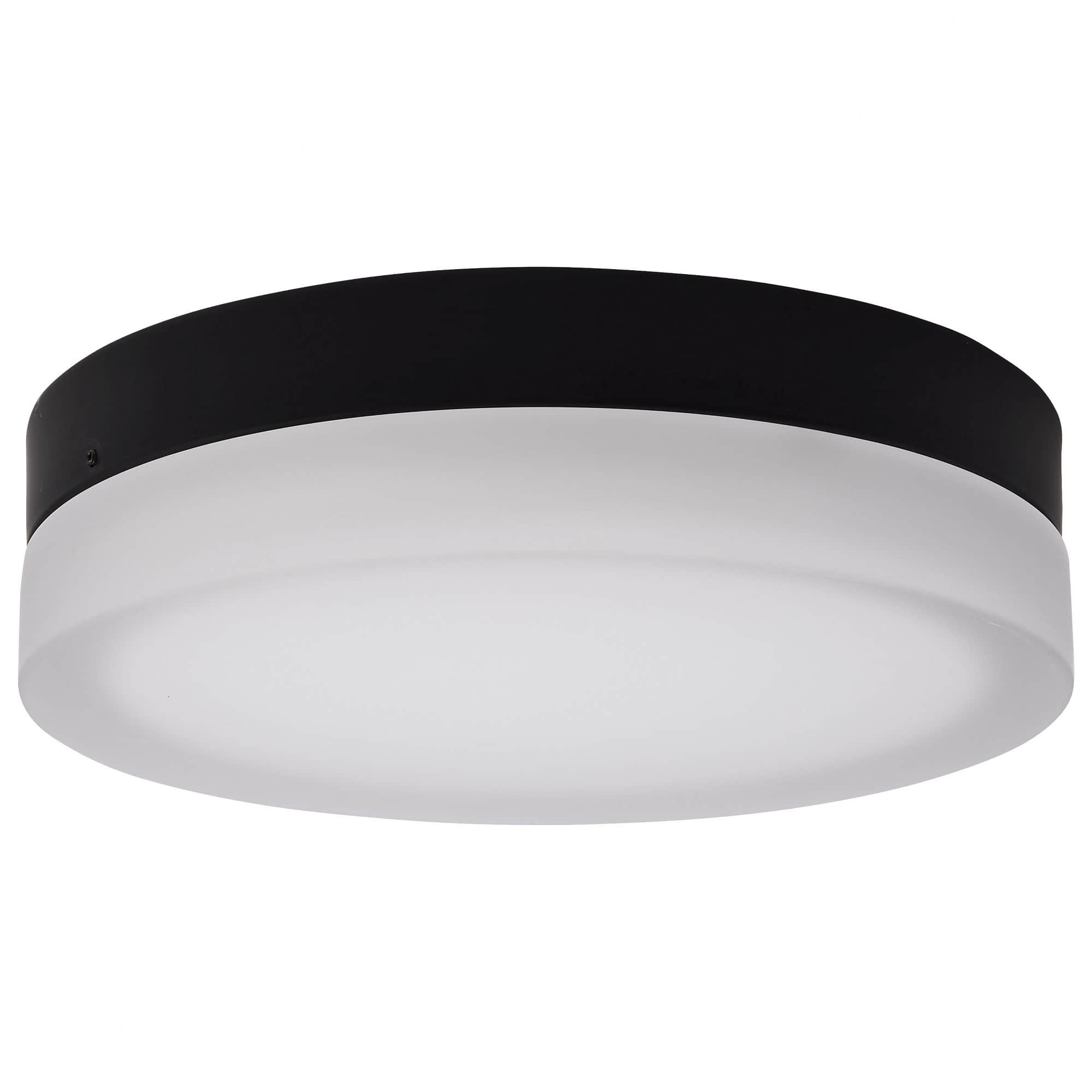 Nuvo Lighting A-NUVO-62/569 Pi - Light Black Steel Flush Mount Light
