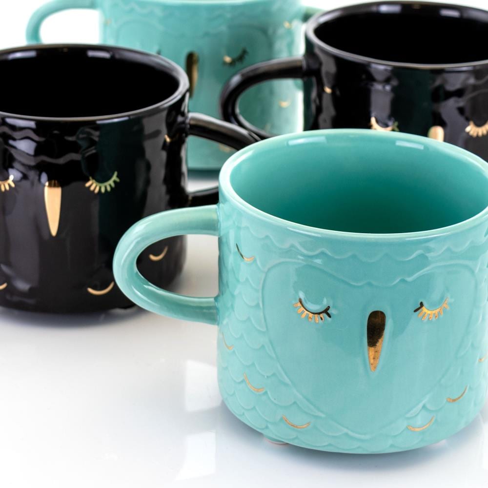 Coffee mugs set of 2 black by Today's Home 4