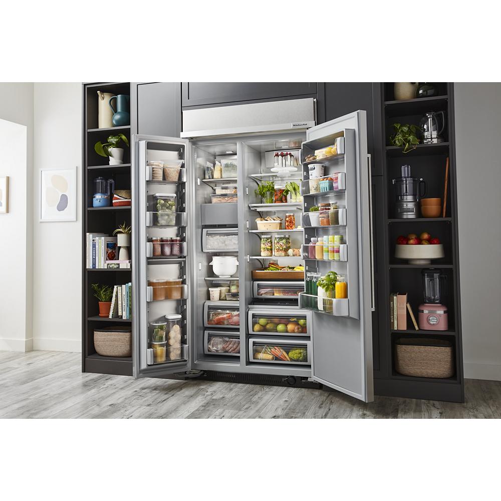 KitchenAid 22.6 Cu. ft. with PrintShield, Counter-Depth Side-by-Side Refrigerator