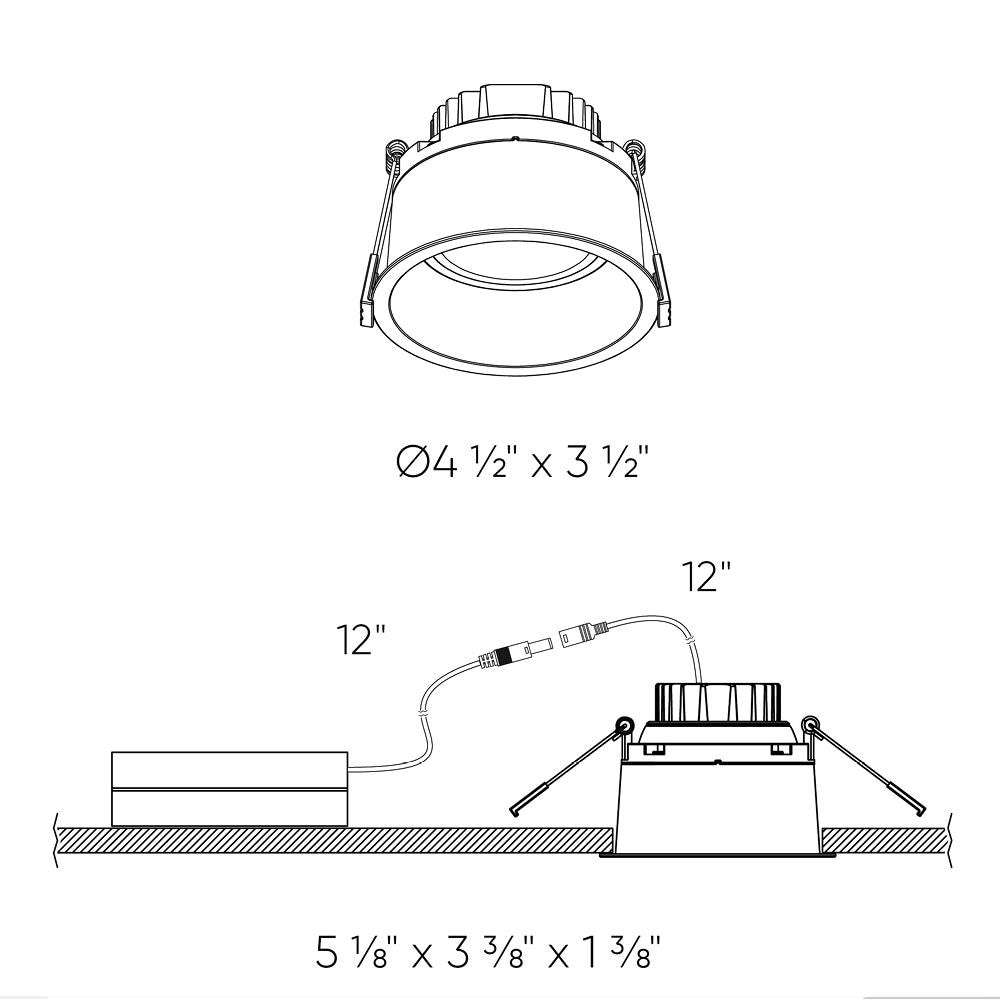 DALS Lighting RGM4-3K-SN Led-Retrofit-Downlight - View #3