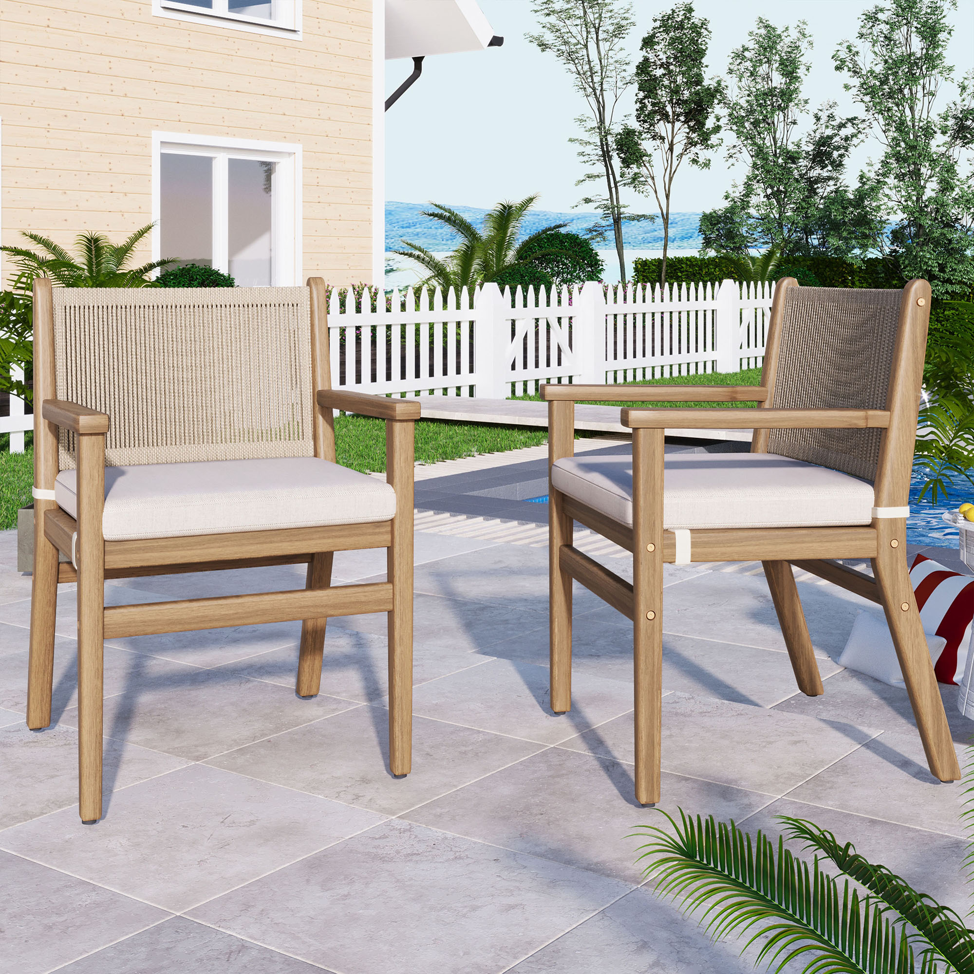 SINOFURN SYF770020GY Patio-Chairs - View #2