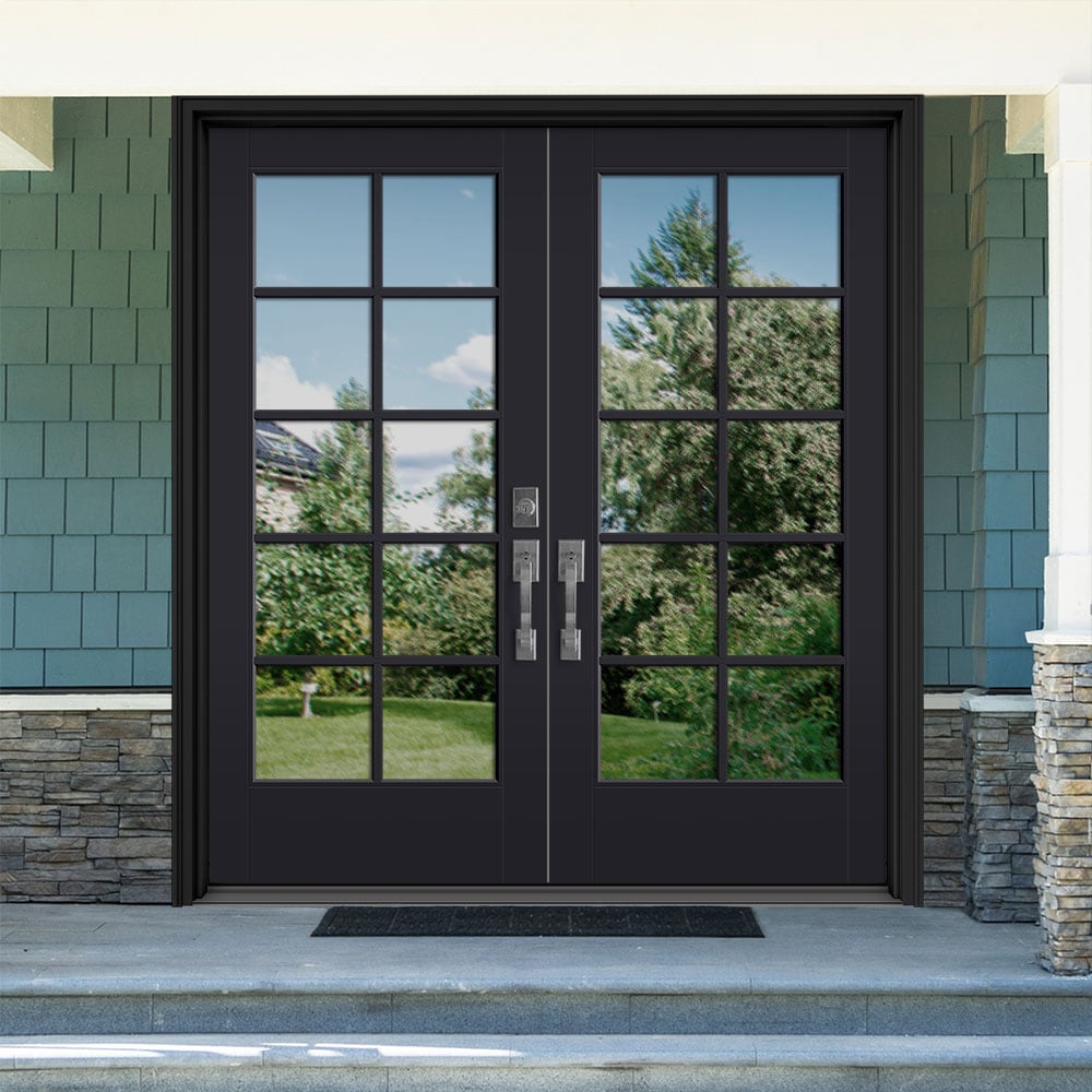 Masonite Performance Door System 60-in x 80-in x 4-9/16-in Fiberglass ...