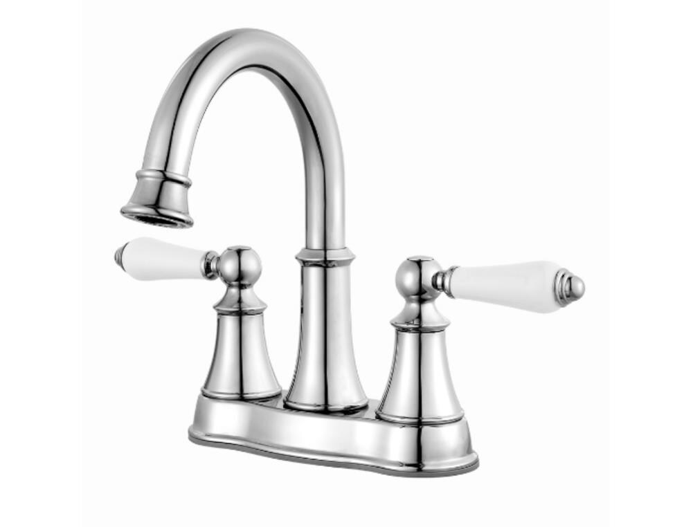 Courant 8 in Widespread 2-Handle Bathroom Faucet in Brushed Nickel by Pfister 